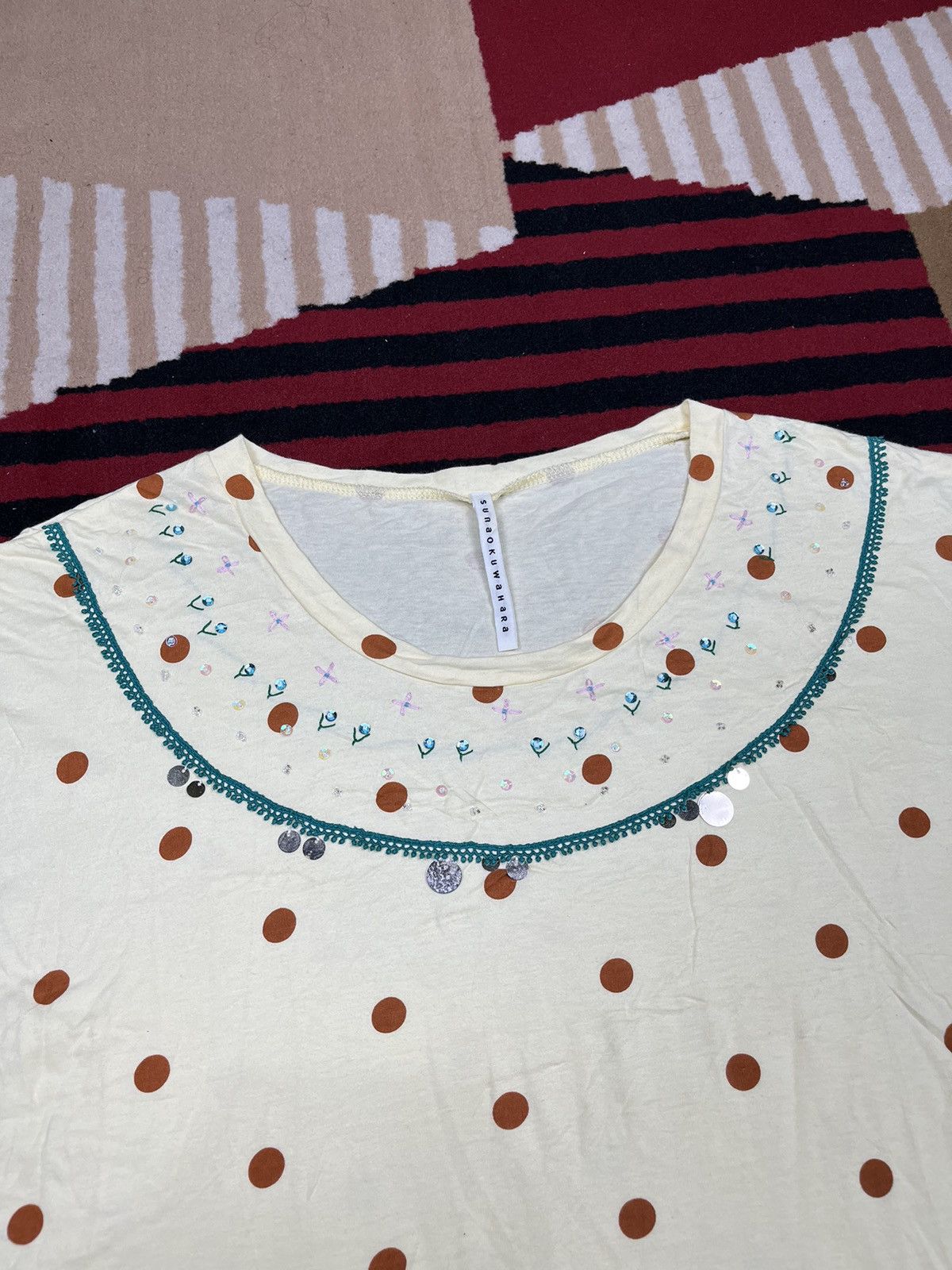 Issey Miyake × Sunao Kuwahara Sunao Kuwahara Short Sleeve Size M / US 6-8 / IT 42-44 - 3 Thumbnail