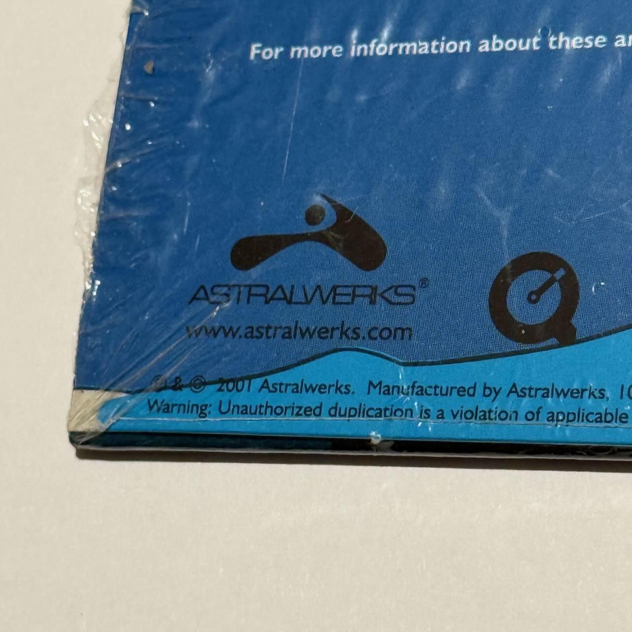 Levi's VTG Astralwerks Sampler 2001 V1 Enhanced CD Fatboy Slim RARE Size ONE SIZE - 5 Thumbnail