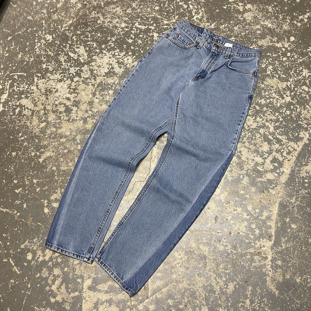 Levi's × Vintage Vintage Levi’s 550 Relaxed Fit Stripe Blue Denim USA 90s Size US 30 / EU 46 - 5 Thumbnail