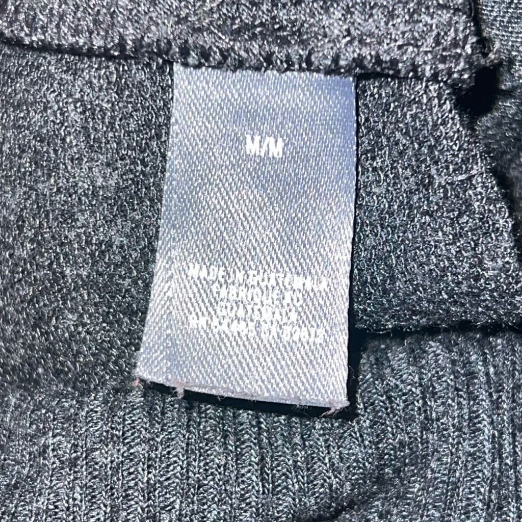 American Apparel Aerie High Waist Thick Band Jogger Sweatpants Charcoal Gray, Juniors Medium Size 28" / US 6 / IT 42 - 4 Thumbnail