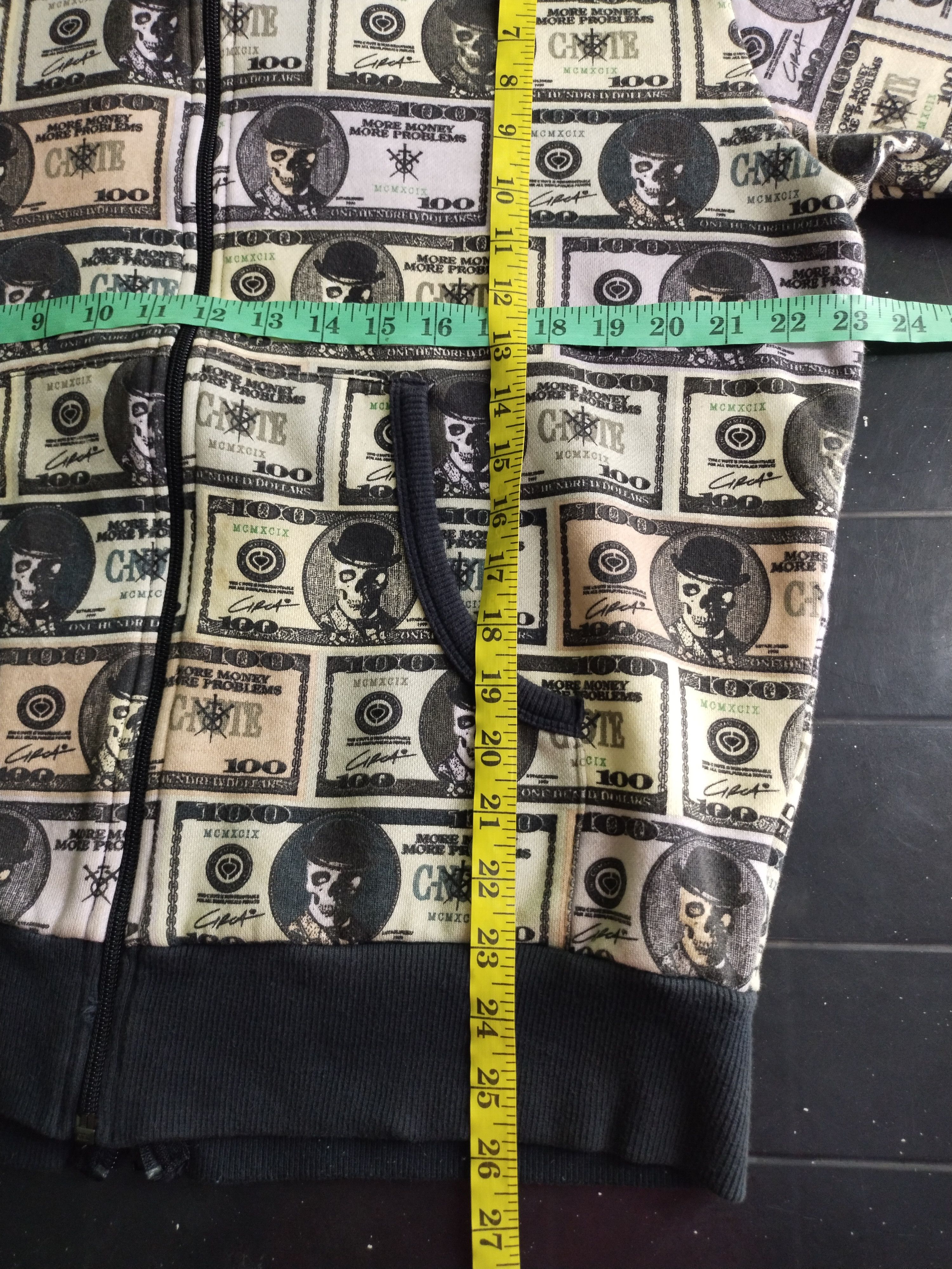 C1RCA Vintage Circa C-Note Skulls Overprint Punks LBG Hoodie Size US M / EU 48-50 / 2 - 16 Thumbnail