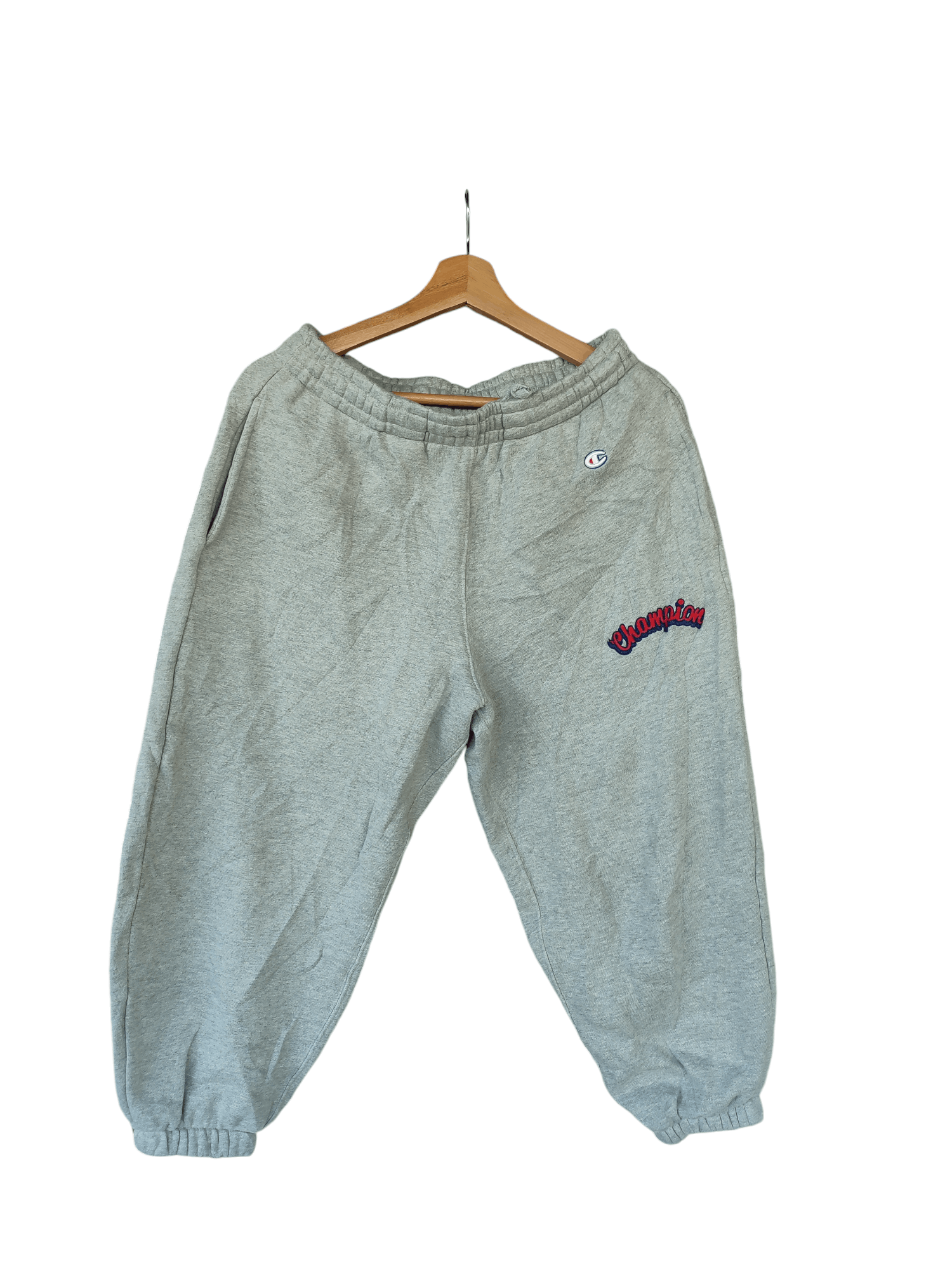 Champion VINTAGE CHAMPION SPELL OUT JOGGERS PANTS Size US 33 - 3 Thumbnail