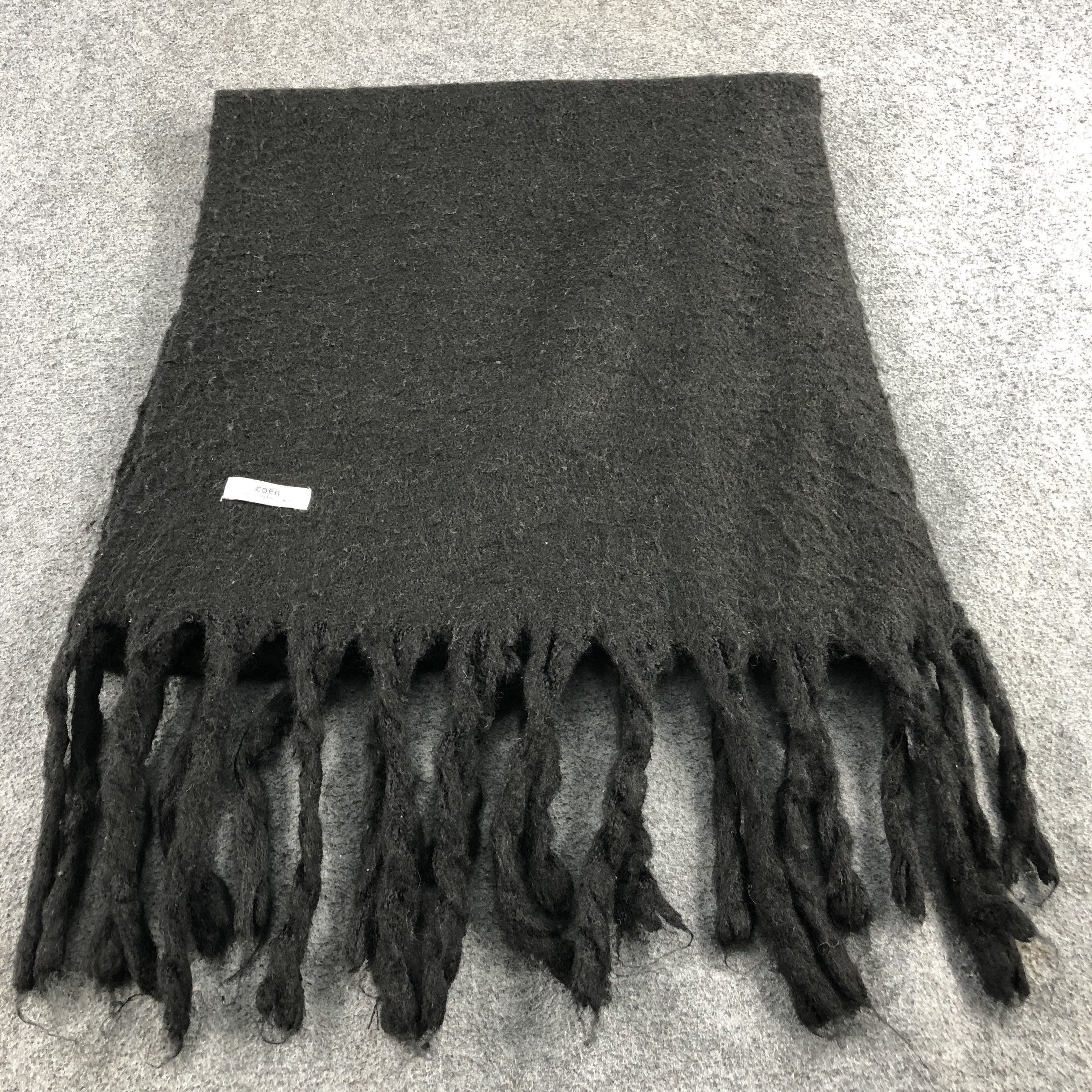 Japanese Brand COEN Wool Scarf Muffler V826 Size ONE SIZE - 1 Thumbnail