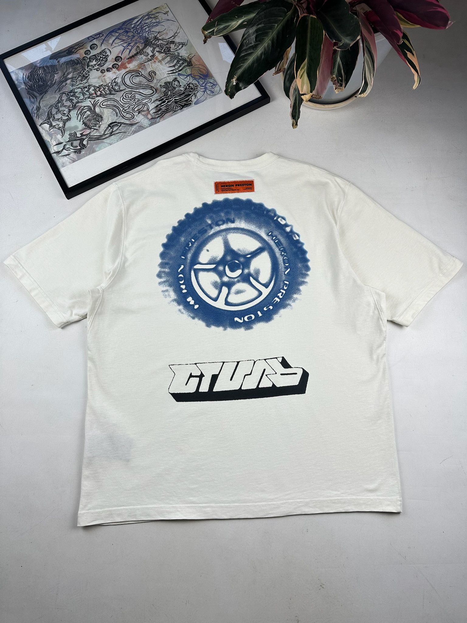Heron Preston OFF ROAD NYC EMBROIDERED TEE Size US XL / EU 56 / 4 - 1 Thumbnail