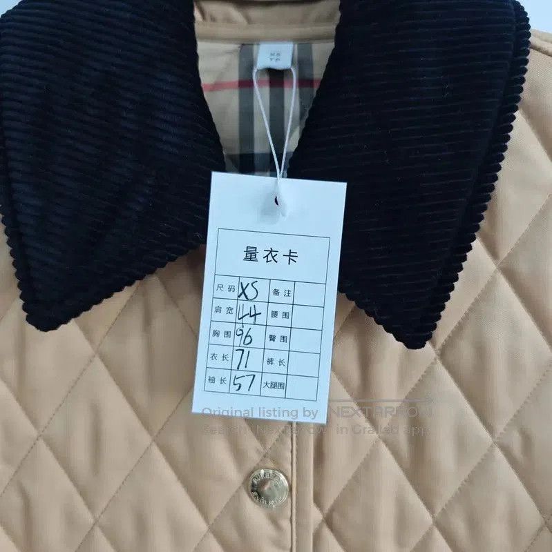 Burberry Burberry Women's Khaki Wool Cotton Jacket. Size XS / US 0-2 / IT 36-38 - 5 Thumbnail