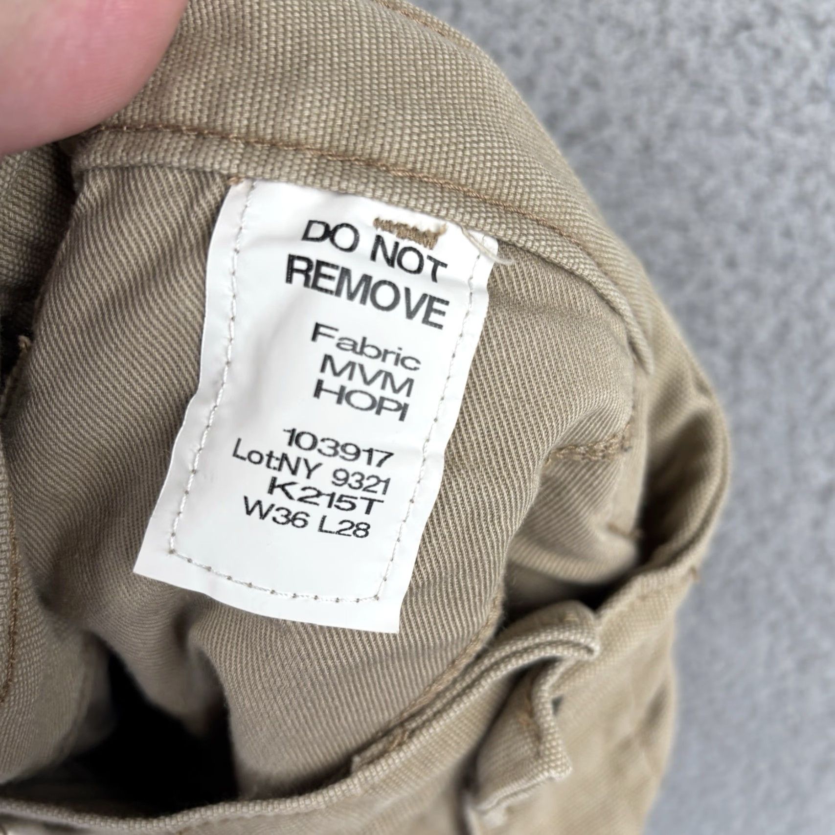 Vintage Tyndale Cargo Pants Mens 36x28 Khaki Flame Resistant FR Work Utility USA Pants Straight Mens 36 Beige Cotton Nylon Canvas Logo Pockets Workwear 90s? Size US 36 / EU 52 - 5 Thumbnail
