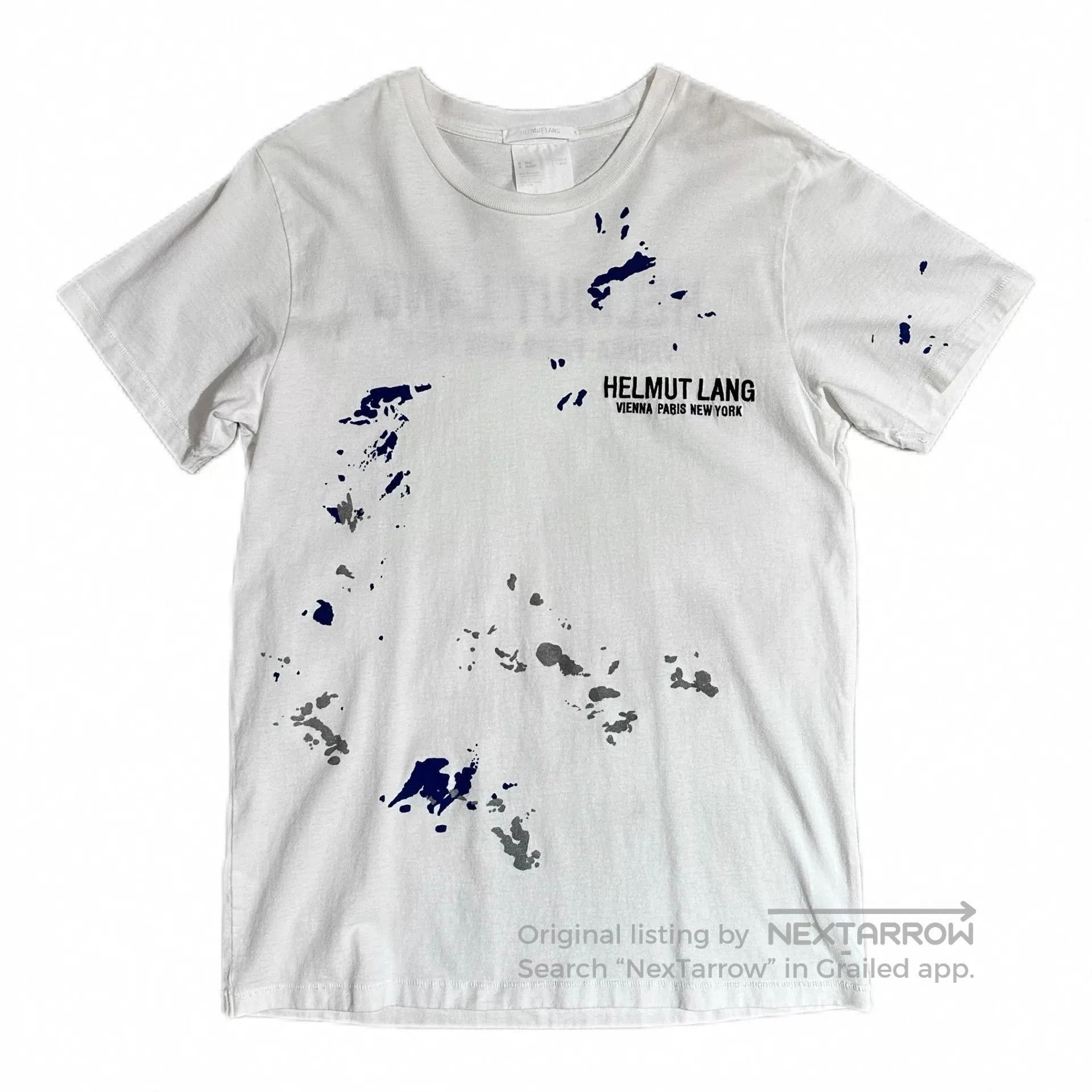 Helmut Lang Helmut Lang Ink Splatter Short Sleeve. Size US M / EU 48-50 / 2 - 1 Thumbnail