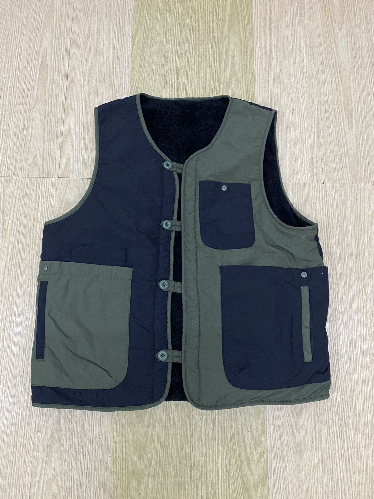 Japanese Brand Unbrand inner fleece vest jacket Size US L / EU 52-54 / 3 - 1 Thumbnail