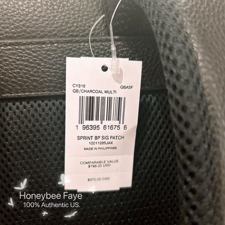 Coach Sprint Backpack In Signature Canvas With Patches CY818 Size ONE SIZE - 6 Thumbnail