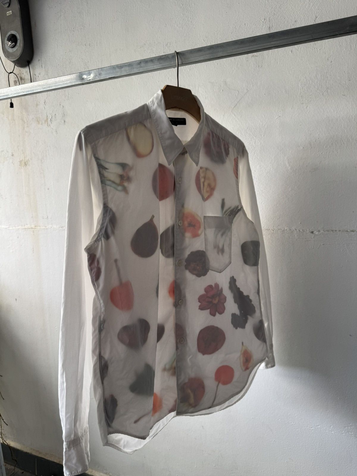 SS04 Comme Des Garcons Homme Reverse Potherb Pattern Shirt