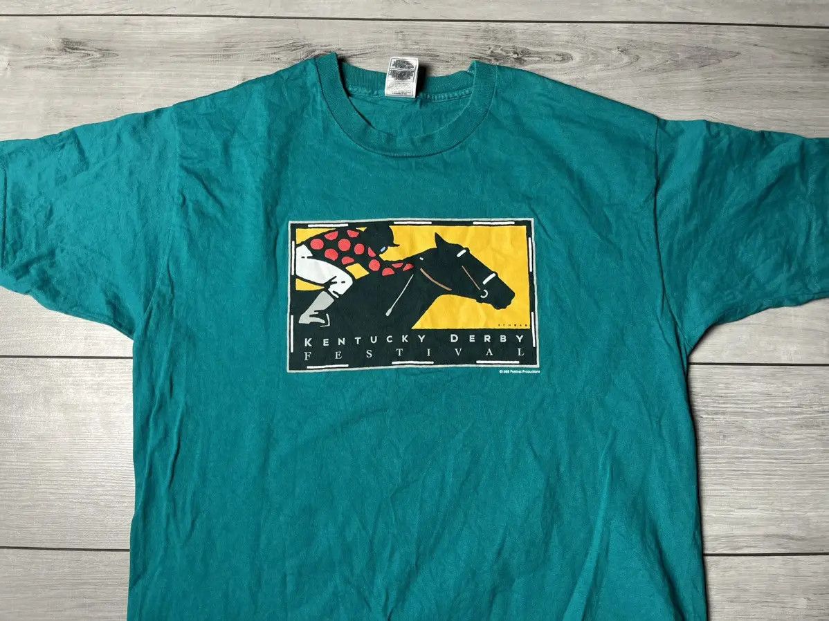 Band Tees Vintage Kentucky Derby festival Tshirt 1998 Size US XL / EU 56 / 4 - 3 Thumbnail