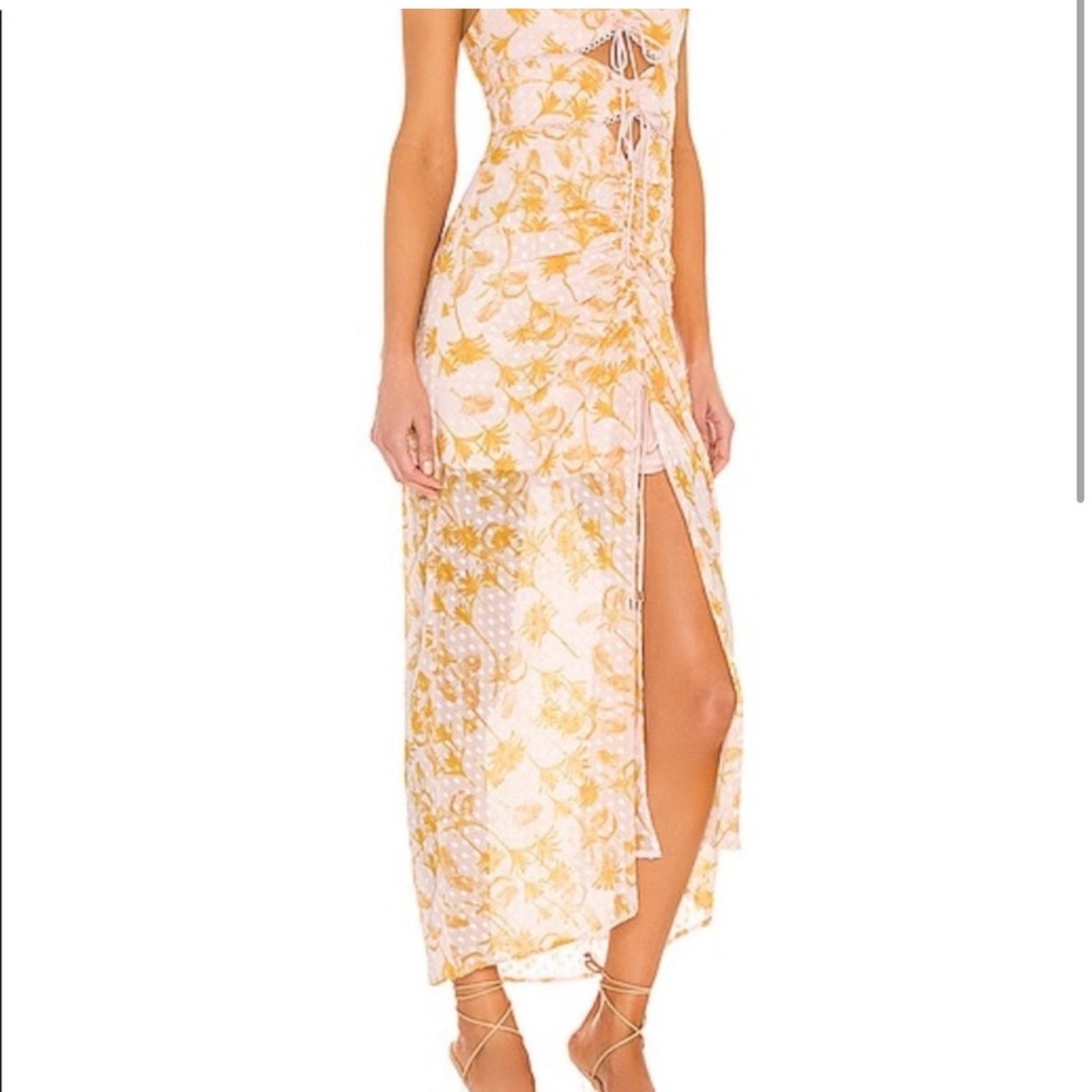 REVOLVE Revolve Significant Other Angelina Dress – Pineapple Palm Size S / US 4 / IT 40 - 2 Thumbnail