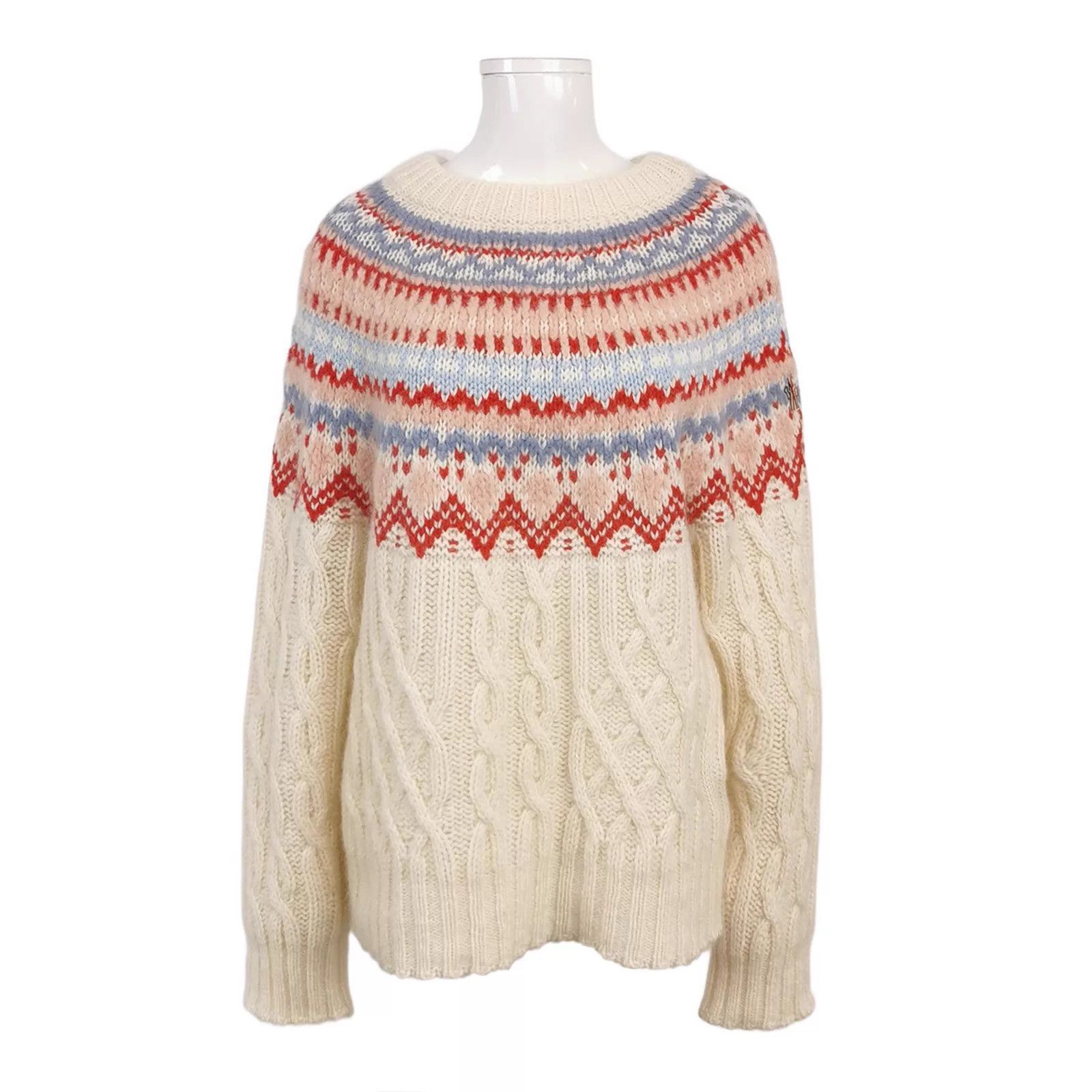 Moncler Moncler Women's Long Sleeve Sweater Size L / US 10 / IT 46 - 1 Thumbnail