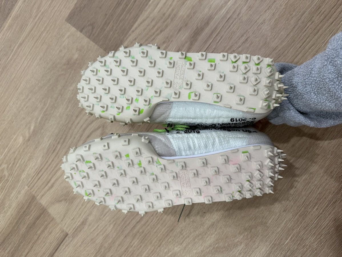 Nike × Off-White Men’s Nike x Off-White Waffle Racer ‘Electric Green’ Size US 11.5 / EU 44-45 - 7 Thumbnail