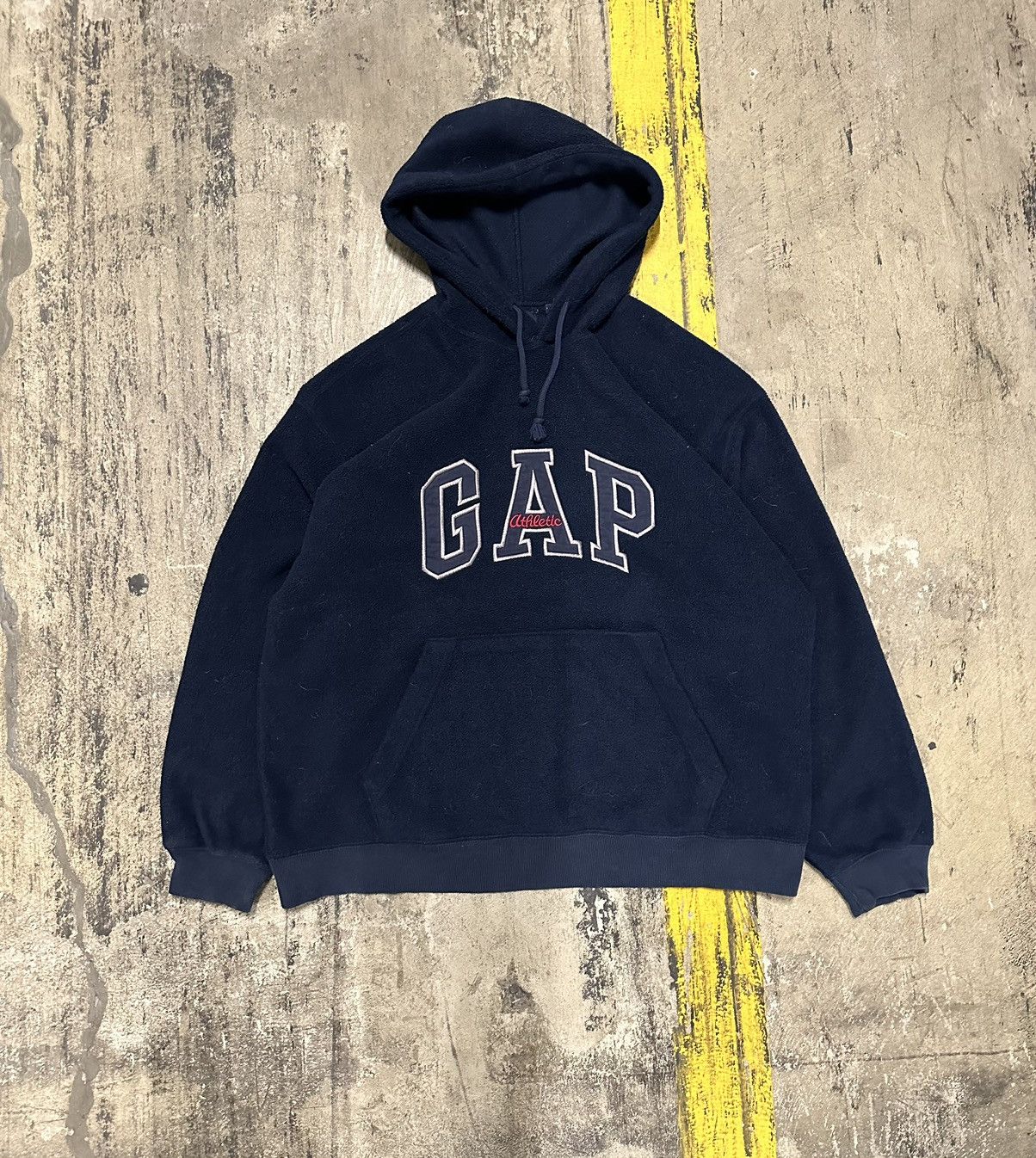 Gap × Vintage Y2K GAP fleece hoodie Size US M / EU 48-50 / 2 - 1 Thumbnail