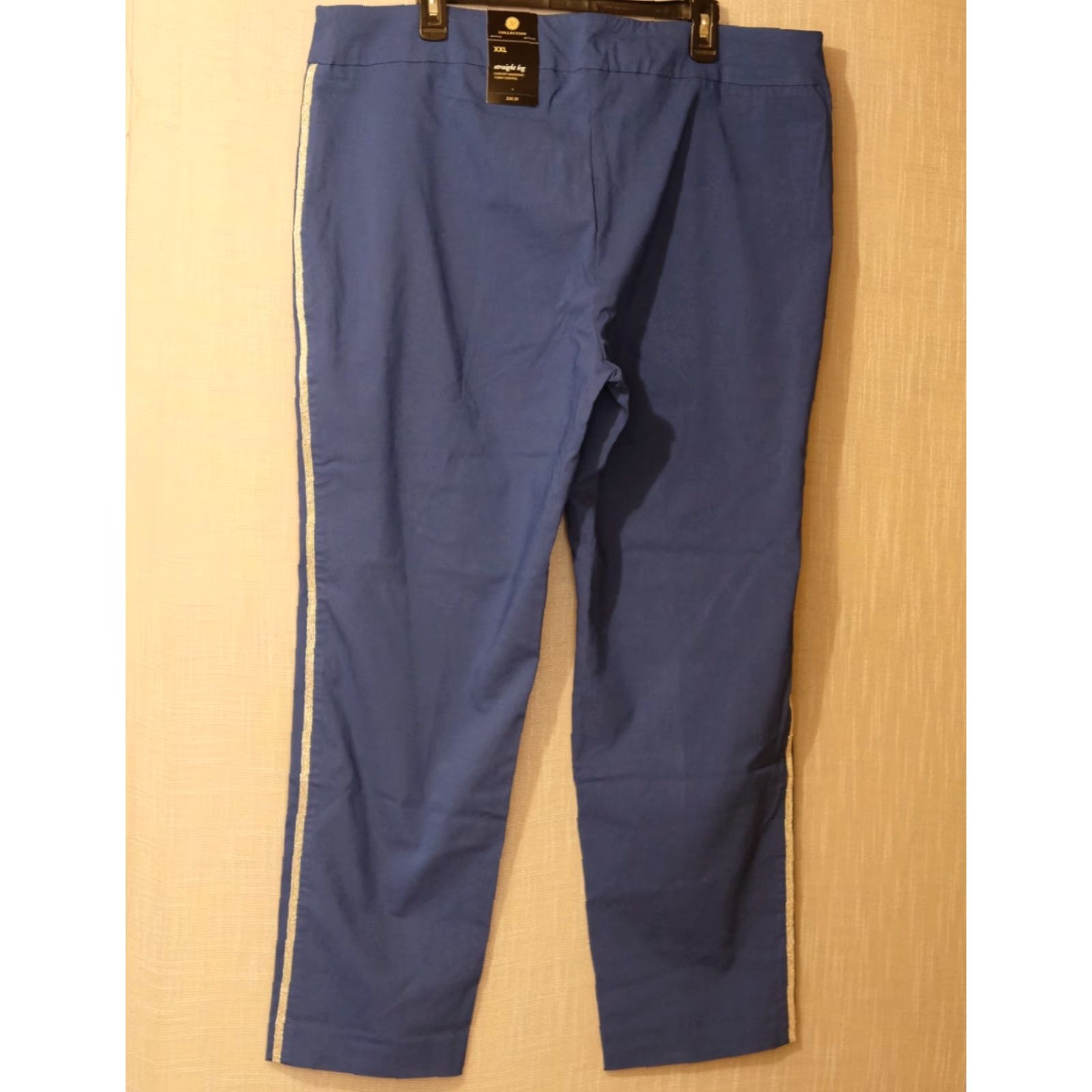 JM Collection NWT! JM Collection Holiday Romance Pull On Pants Navy Women's XXL Shirt? Size 27" / US 4 / IT 40 - 4 Thumbnail