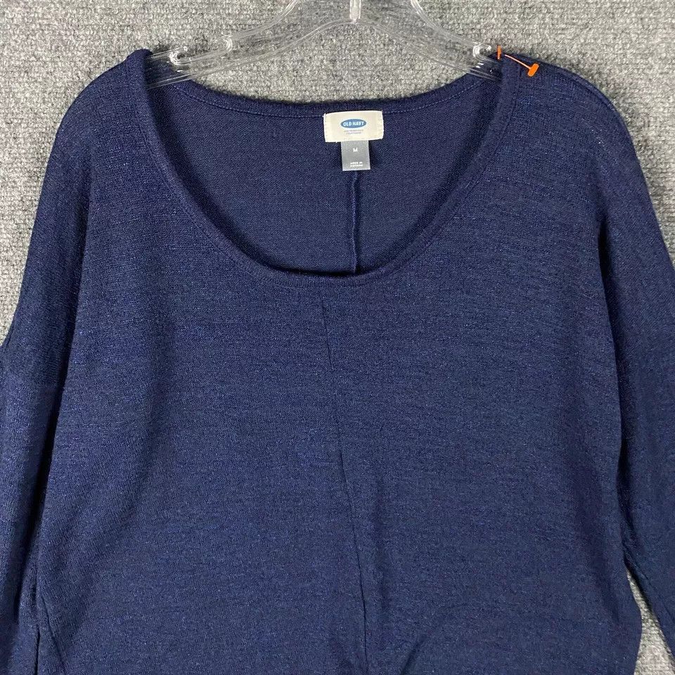 Old Navy Old Navy Blouse Women's Long Sleeve Navy Blue Adults M Size M / US 6-8 / IT 42-44 - 2 Thumbnail