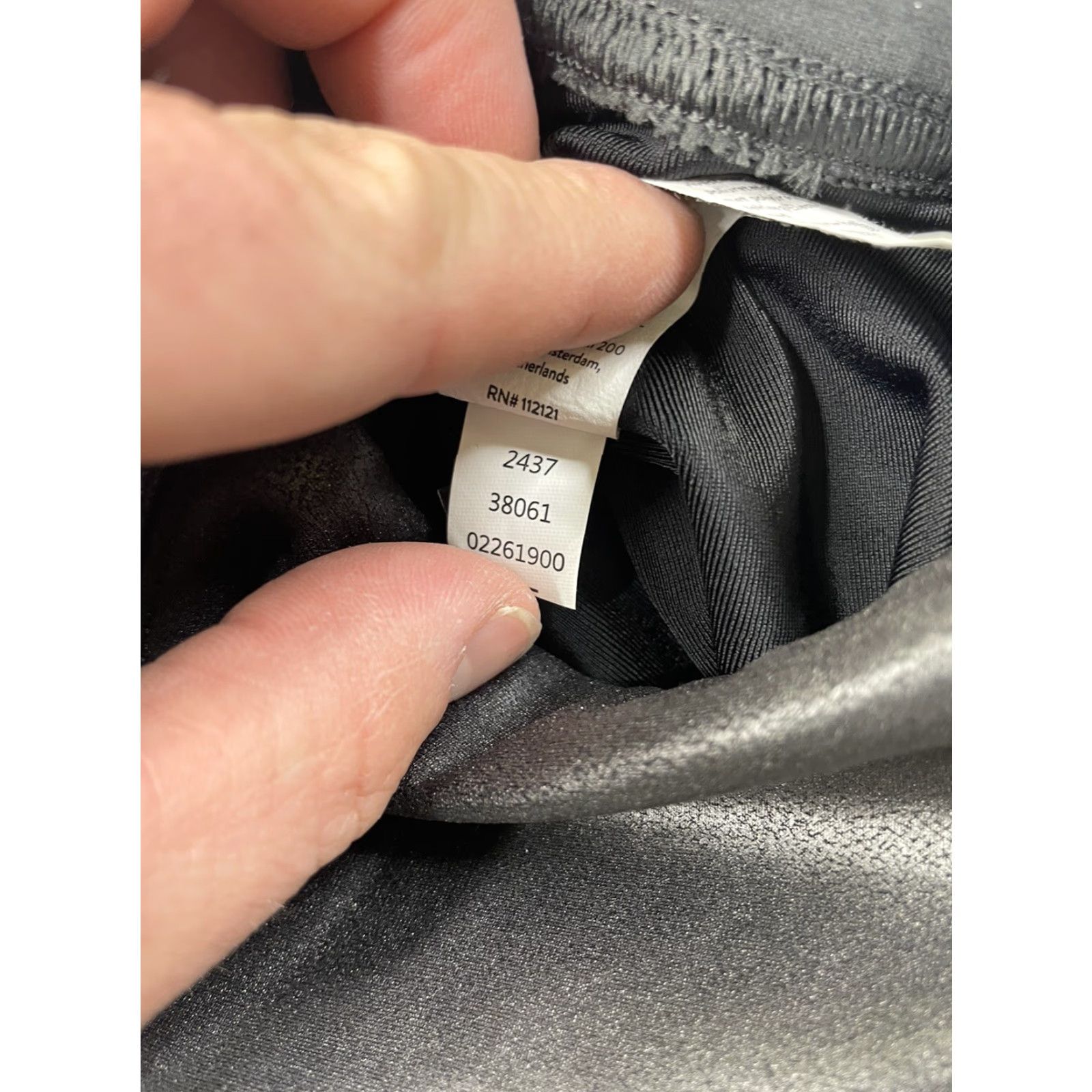 Spanx Spanx Faux Leather Leggings Ankle Length Black Size Large L Regular Womens Leggings High Waist Wide Waistband Style Ankle Activewear Size 36" / US 14 / IT 50 - 5 Thumbnail
