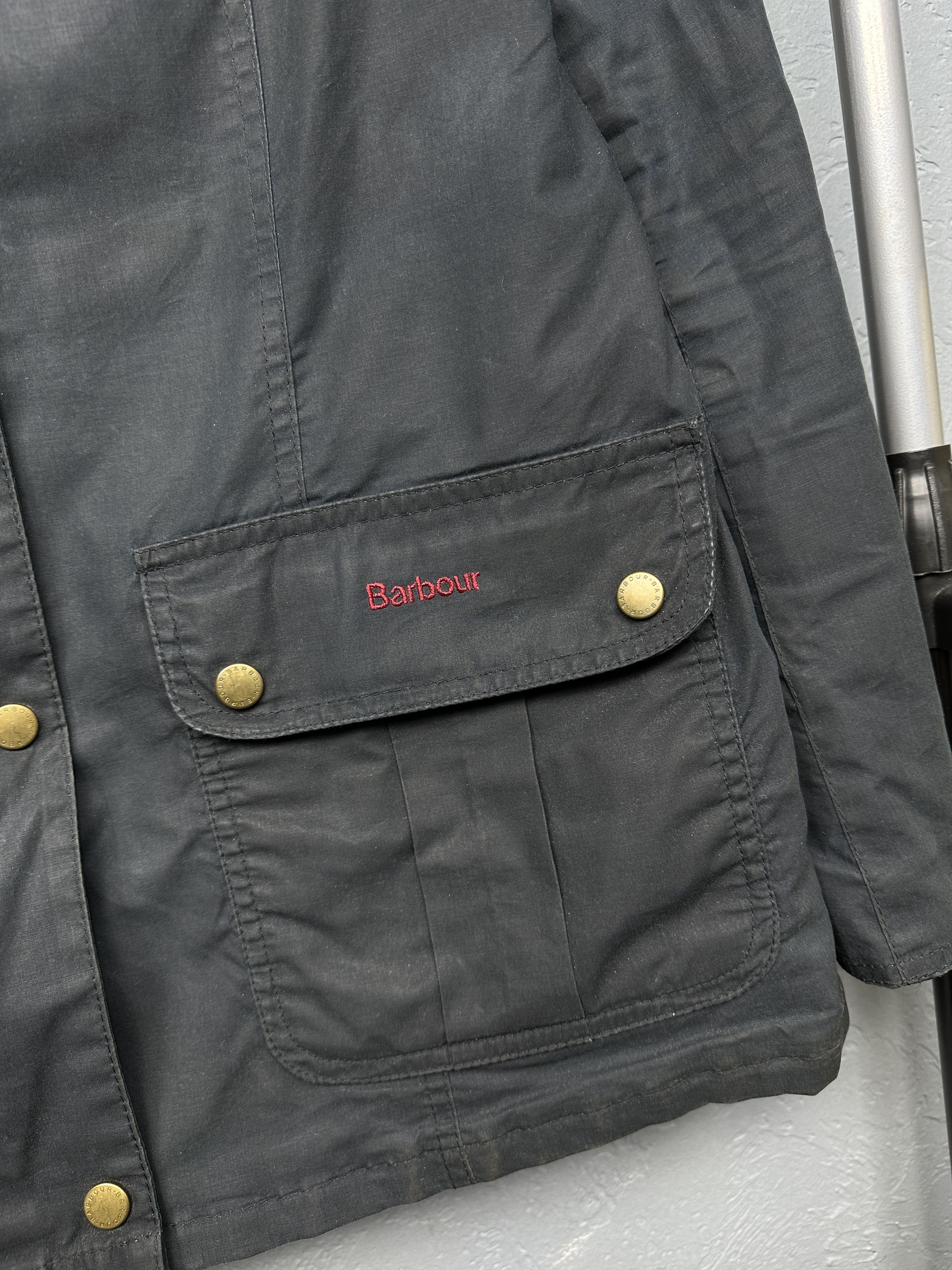 Barbour Barbour Womens Emma Wax Waxed Jacket Morris & Co Size XL / US 12-14 / IT 48-50 - 4 Thumbnail