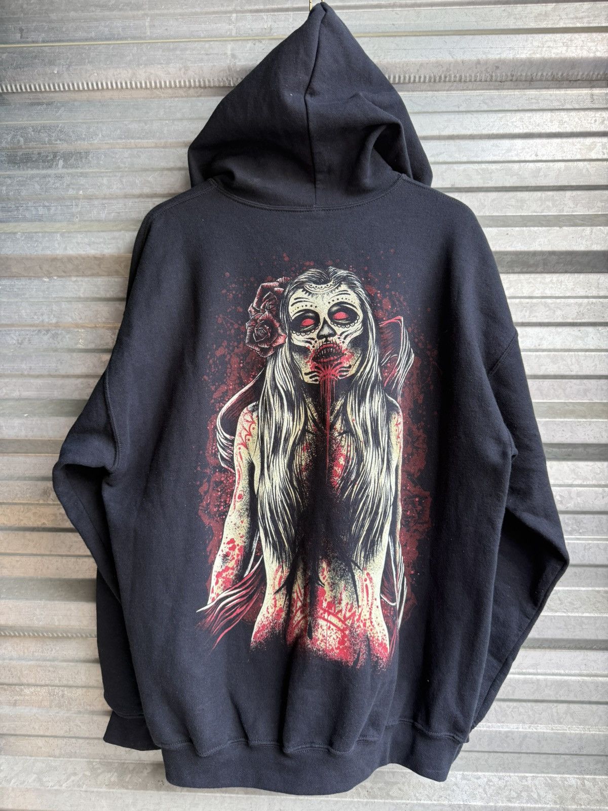 Vintage Vintage Chelsea Grin Metal Hoodie Size US L / EU 52-54 / 3 - 3 Thumbnail