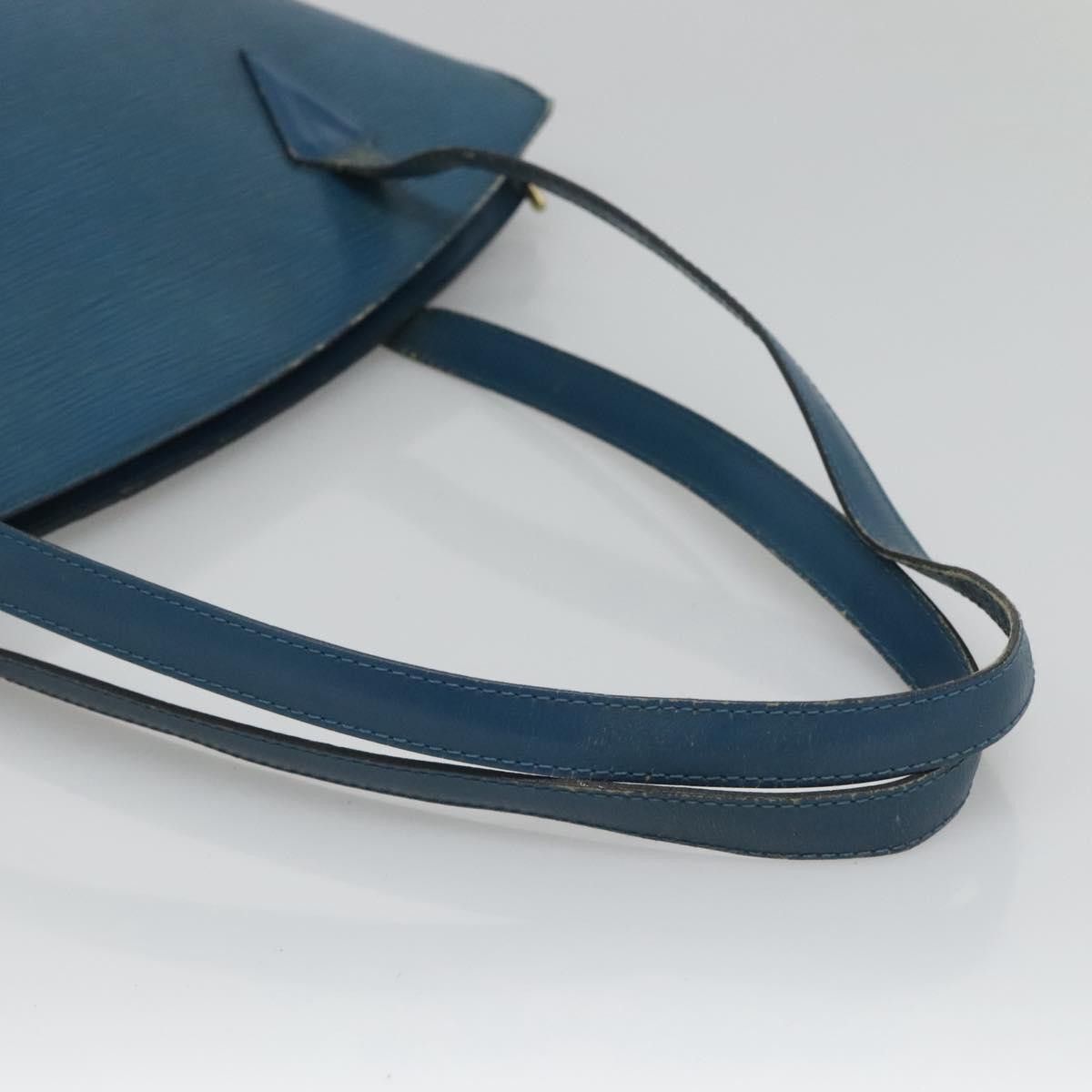 Louis Vuitton LOUIS VUITTON Epi Saint Jacques Shopping Shoulder Bag Blue Size ONE SIZE - 7 Thumbnail