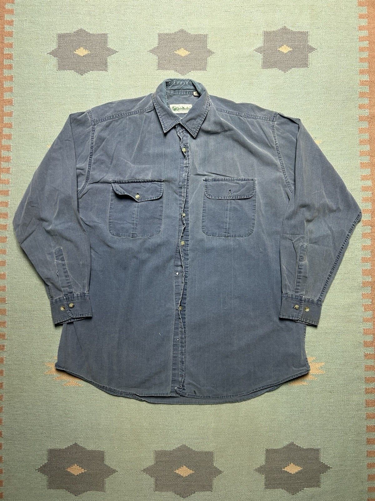 Vintage Gander mountain button shirt lightweight cotton outdoor XL T Size US XL / EU 56 / 4 - 1 Thumbnail