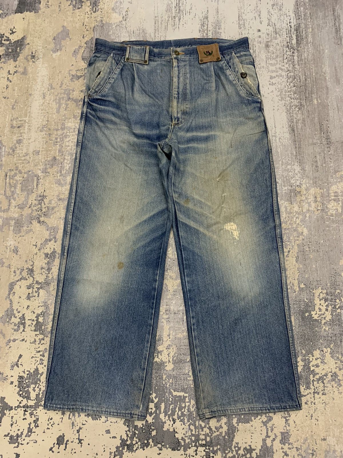 Hysteric Glamour Vintage Japanese Brand Distressed Baggy Style Jeans 36x28 Size US 36 / EU 52 - 1 Thumbnail