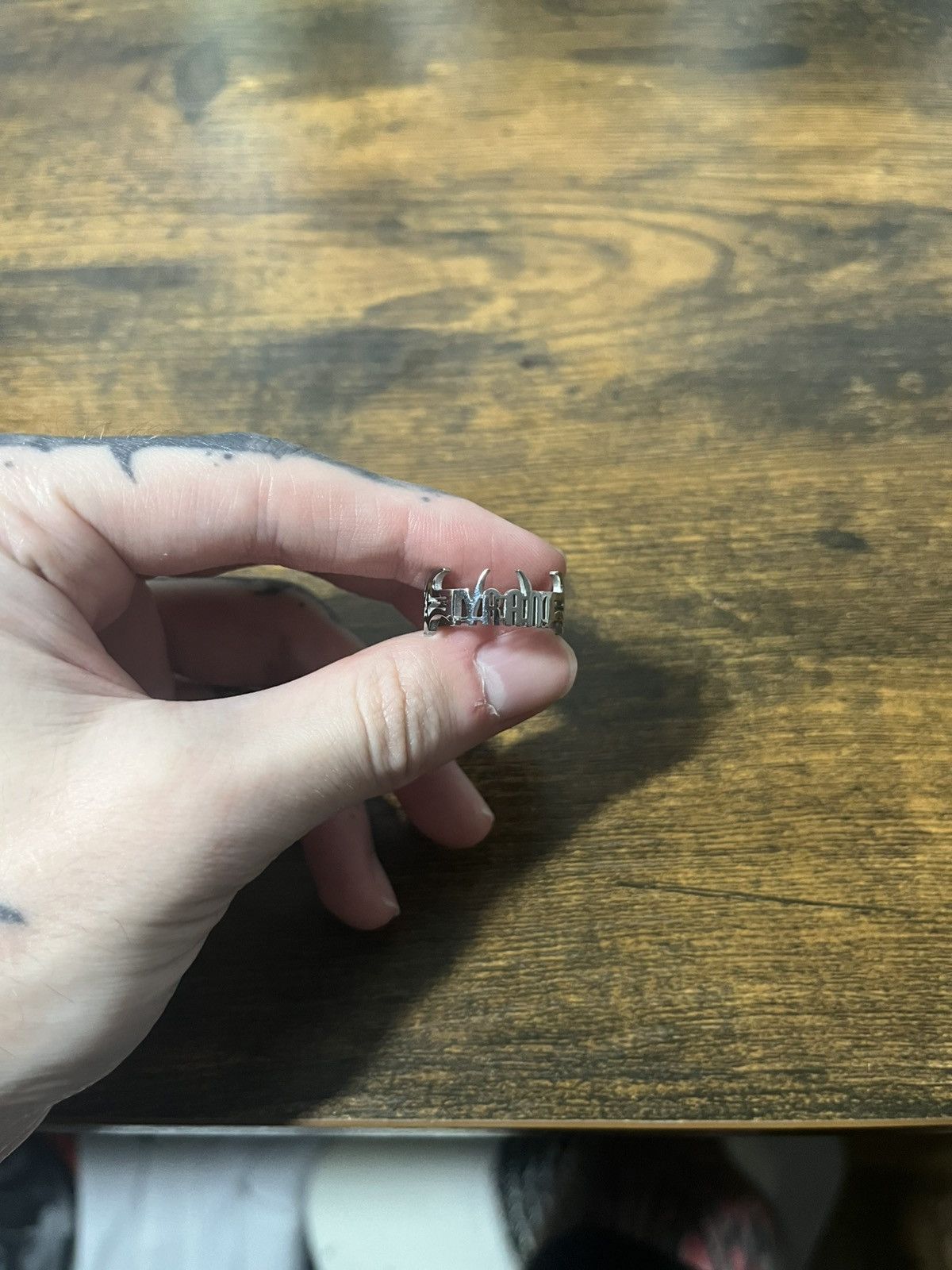 Other Tyrant bat logo ring adjustable Size ONE SIZE - 1 Thumbnail