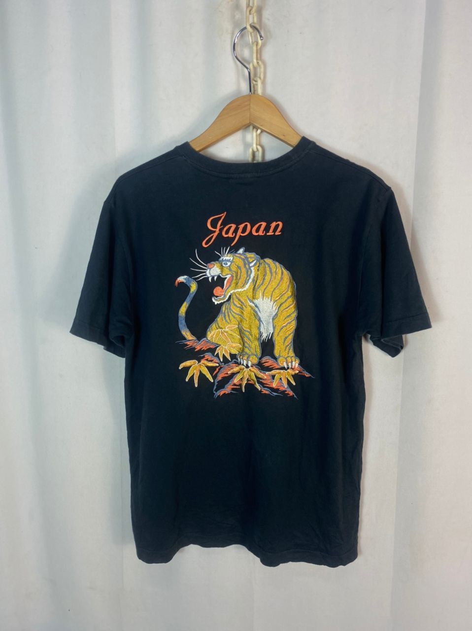 Japanese Brand Embroidered tiger backhit tshirt by Japanese feeling Size US M / EU 48-50 / 2 - 9 Thumbnail