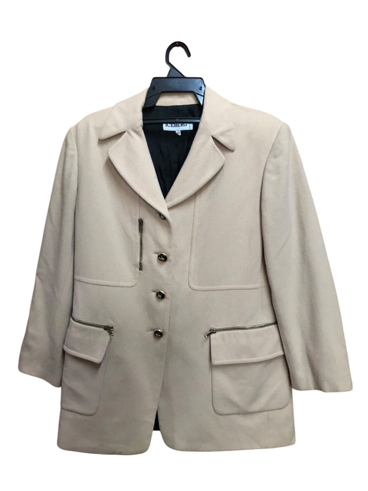 Iceberg Vintage 1994 Iceberg Wool Button ups Lampo zippet jacket Size US M / EU 48-50 / 2 - 1 Thumbnail