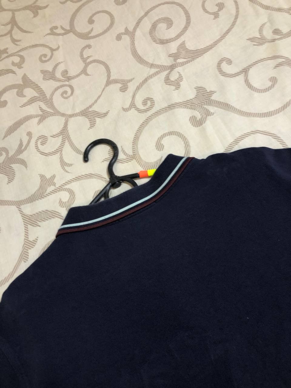 Fred Perry Fred Perry Men's Polo Shirt Embroidered Logo Navy Size US XXL / EU 58 / 5 - 7 Thumbnail