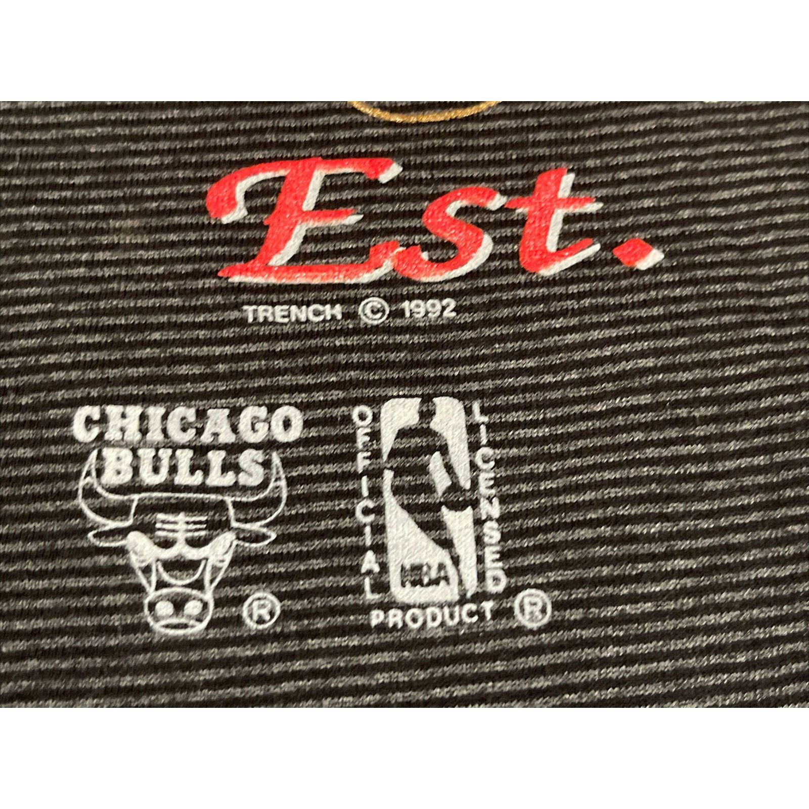 Vintage Vintage 1992 Large Chicago Bulls NBA Michael Jordan T-Shirt Size US L / EU 52-54 / 3 - 5 Thumbnail