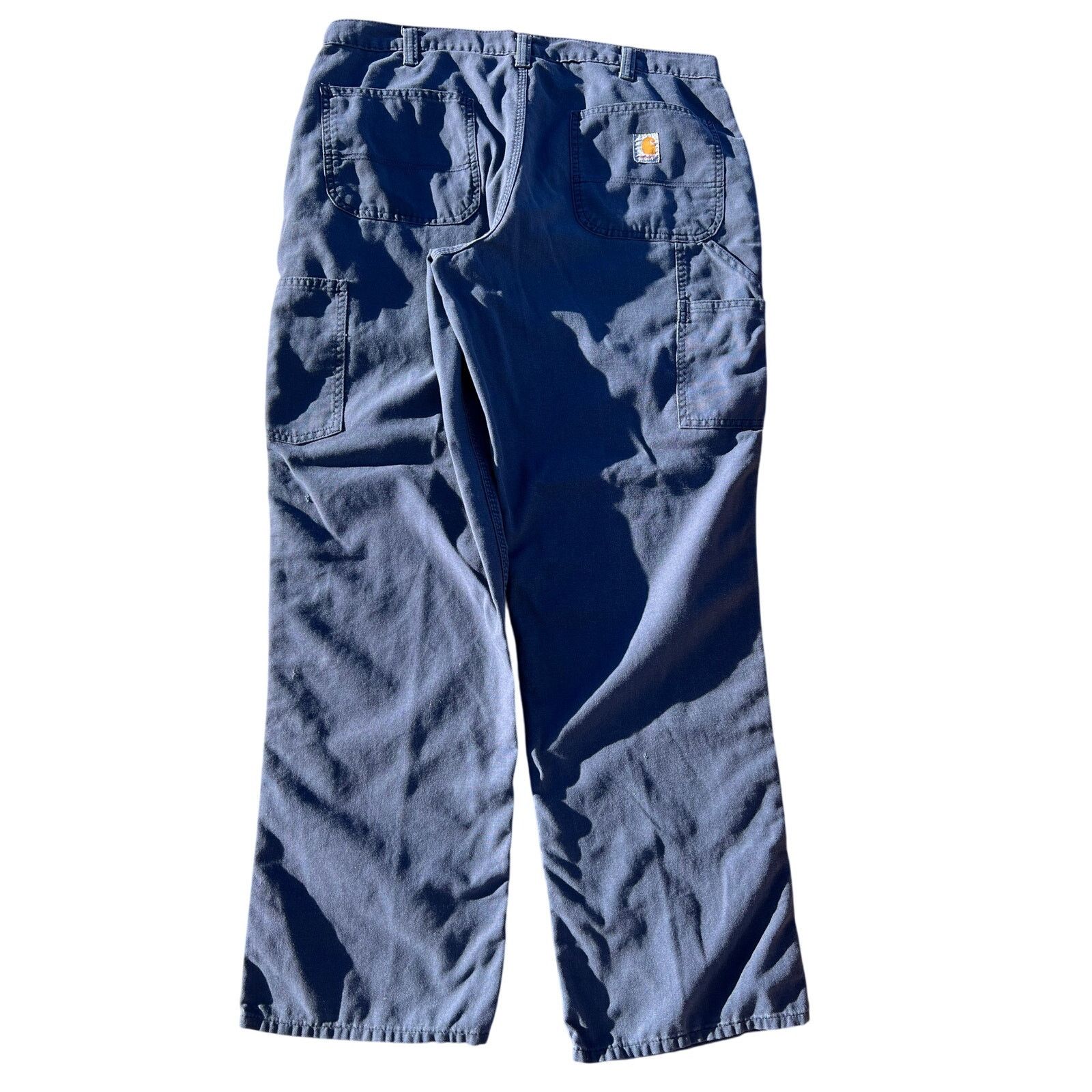 Carhartt Carhartt Men's Carpenter Pants 36 Navy Soft Canvas Dungaree Size US 36 / EU 52 - 2 Thumbnail