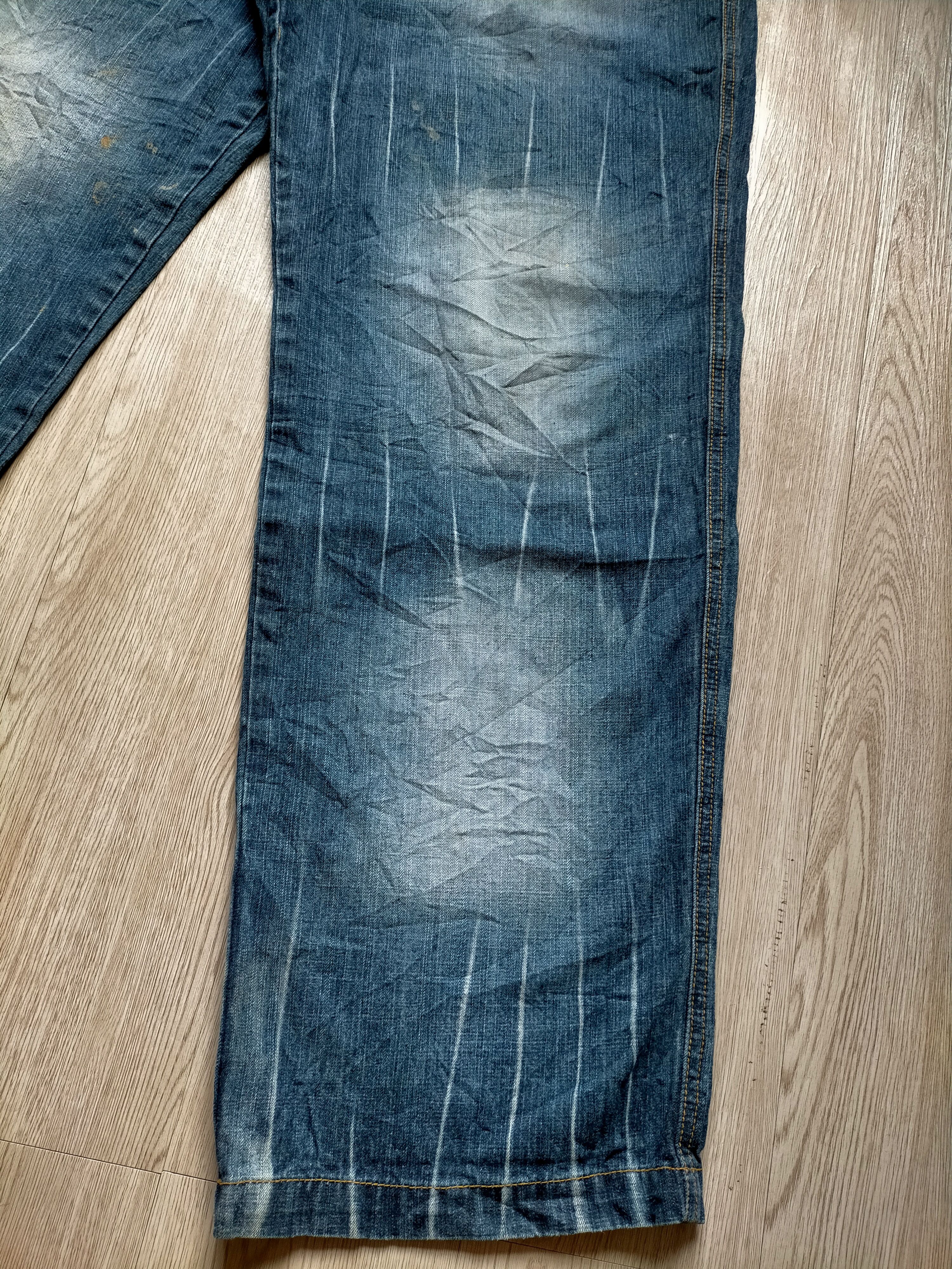 JNCO × Japanese Brand Akcess Baggy Vtg 90s Hip Hop Skate Style Denim Size US 34 / EU 50 - 10 Thumbnail