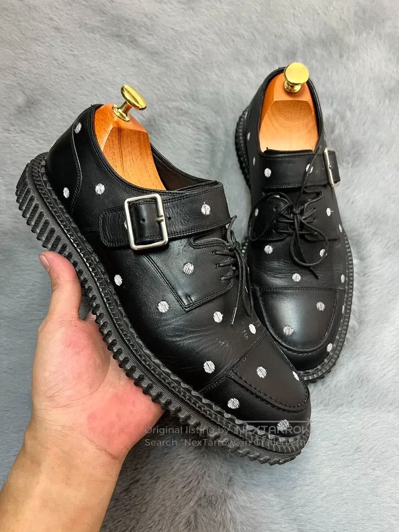 Dior Dior Lily of the Valley Series Black and White Polka Dot W Size US 8 / EU 41 - 2 Thumbnail
