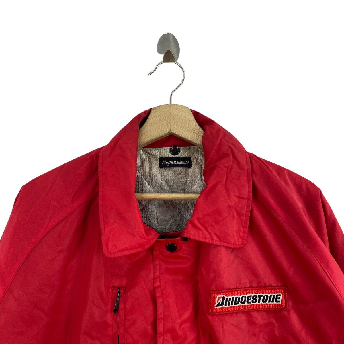 Vintage Vintage BRIDGESTONE Racing Formula One F1 Multi Pockets Red Size US XL / EU 56 / 4 - 2 Thumbnail