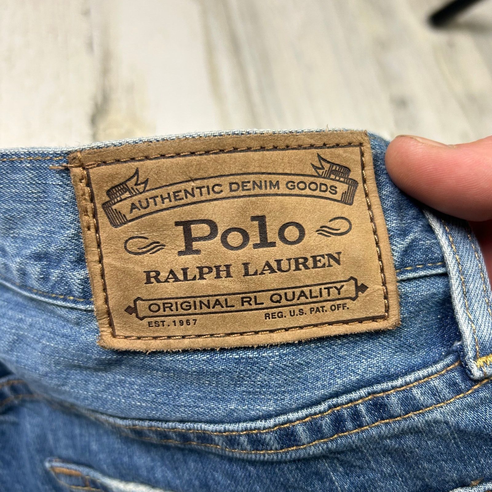Polo Ralph Lauren Polo Ralph Lauren Denim Relaxed Fit The Hampton-Style Jeans Size US 32 / EU 48 - 11 Thumbnail
