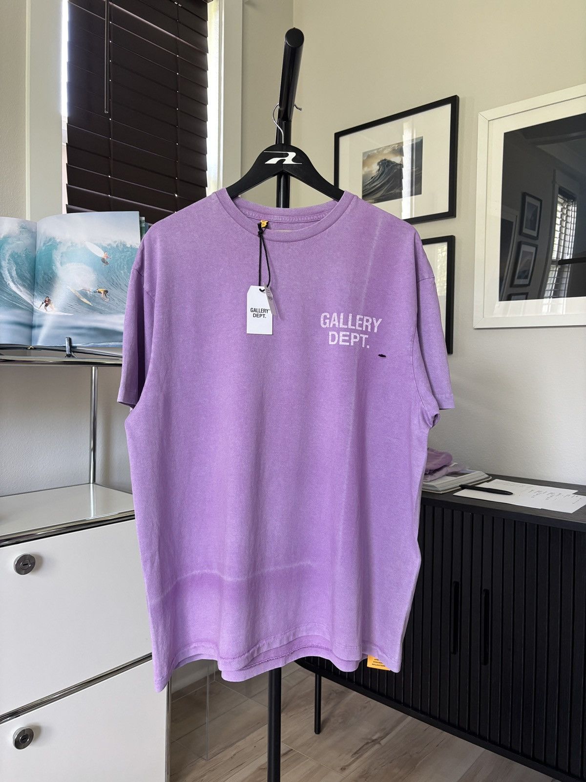 Gallery Dept. GALLERY DEPT - FADED PURPLE LOGO TEE Size US XXL / EU 58 / 5 - 3 Thumbnail