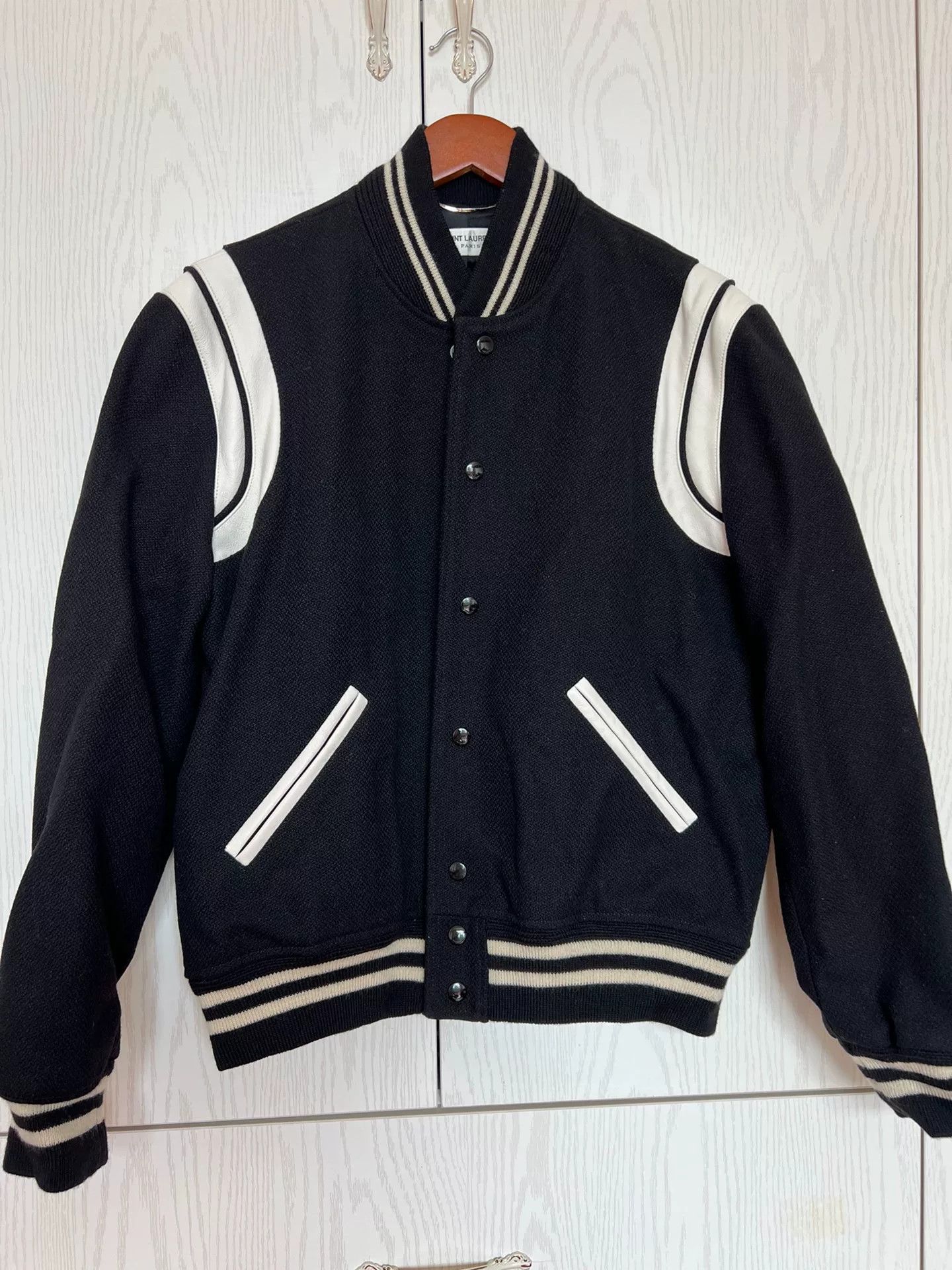 Saint Laurent Paris Saint Laurent Varsity Jacket Size US L / EU 52-54 / 3 - 1 Thumbnail