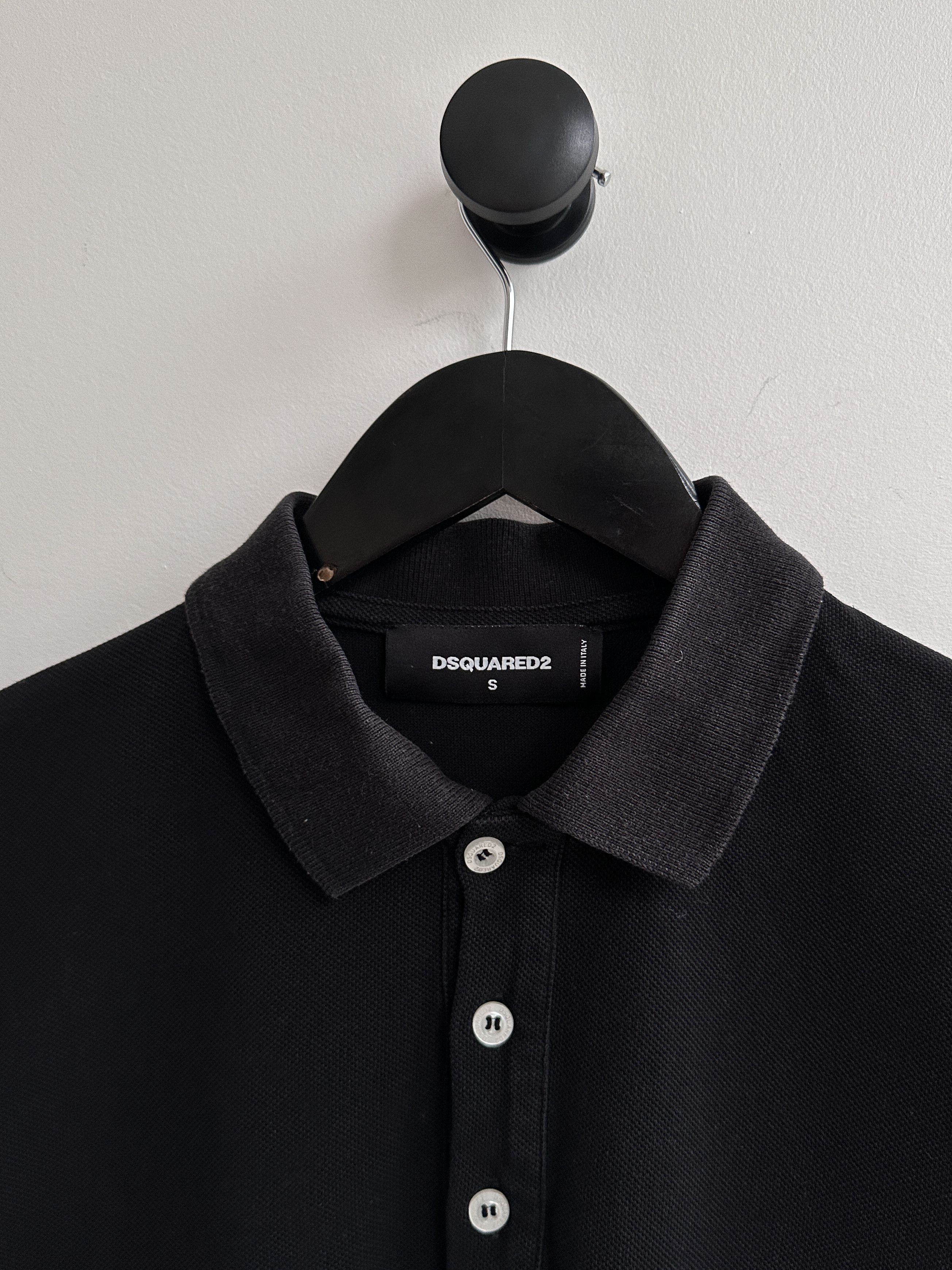 Dsquared2 Dsquared2 Black Polo Shirt Size US S / EU 44-46 / 1 - 4 Thumbnail