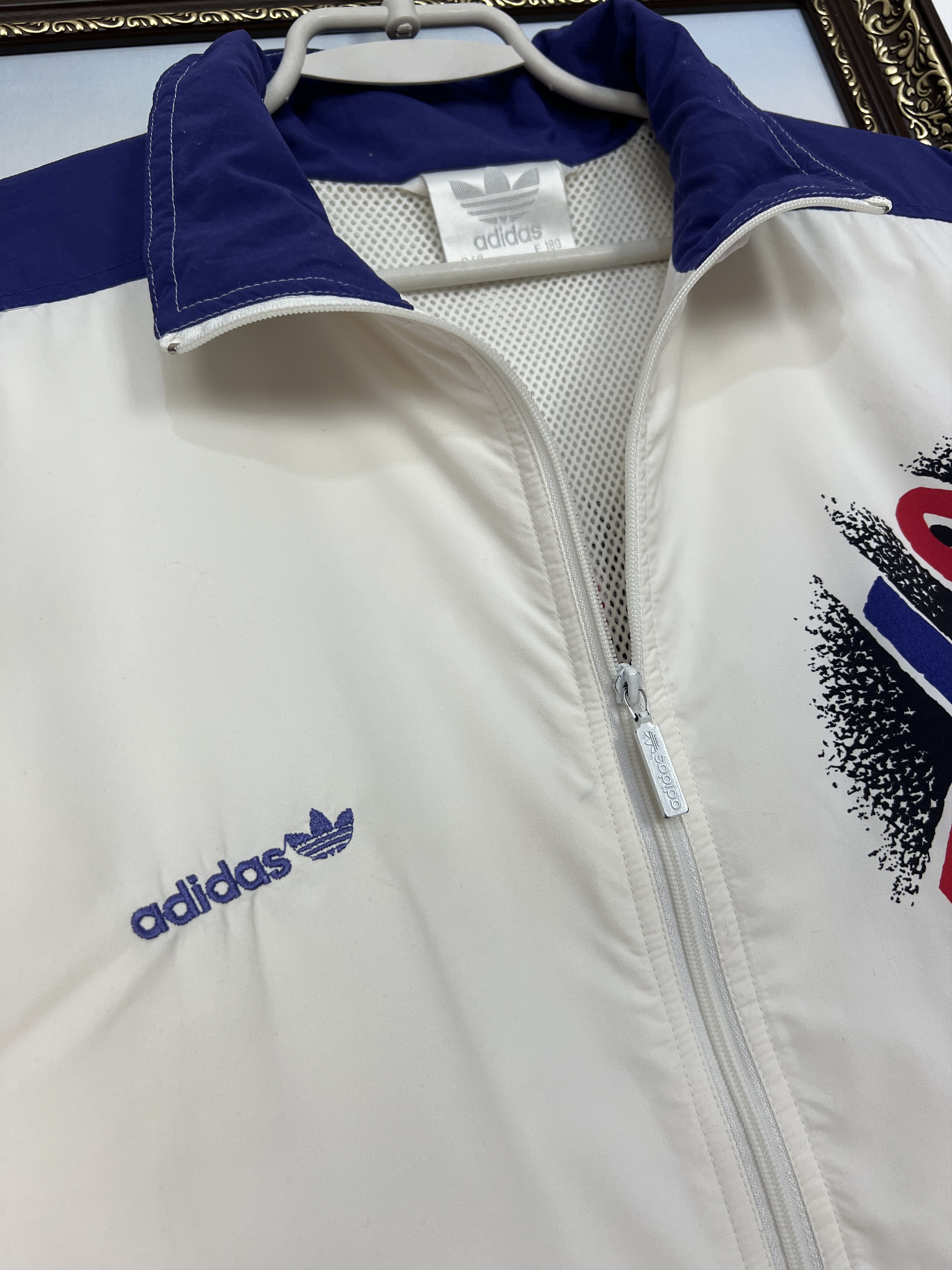 Adidas Vintage 90's Stefan Edberg Tennis WarmUp Jacket Track Top Size US M / EU 48-50 / 2 - 4 Thumbnail