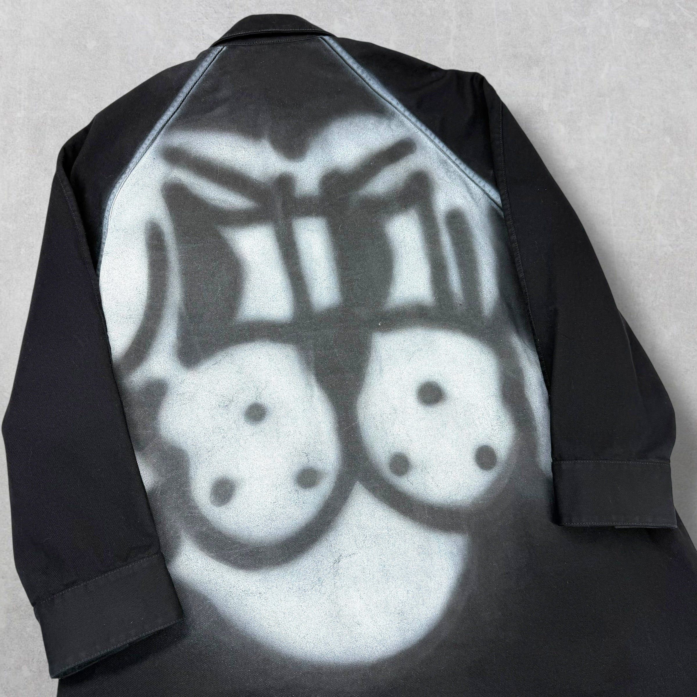 Givenchy Givenchy x Chito Black Graffiti Rottweiler Overshirt XL Size US XL / EU 56 / 4 - 4 Thumbnail