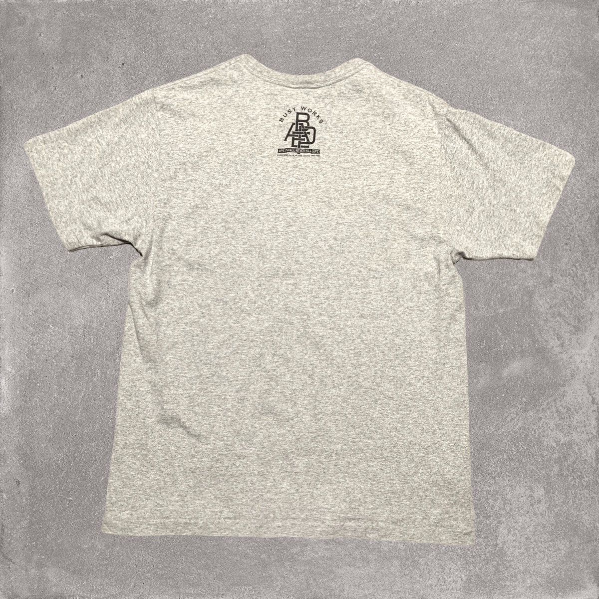 Bape Bape Medium Archive Multi Logo Grey Tee A Bathing Ape 2022 Size US M / EU 48-50 / 2 - 2 Thumbnail