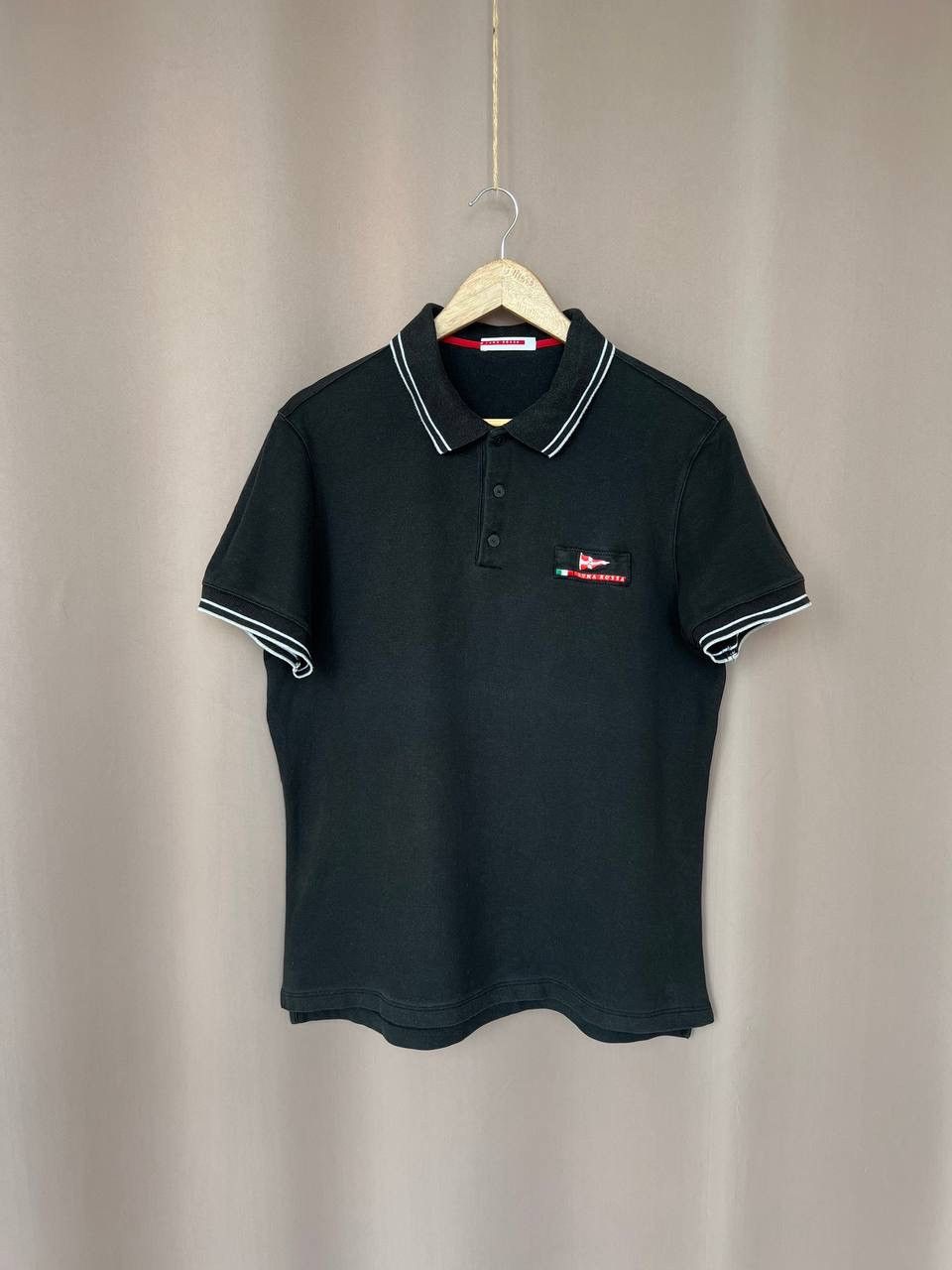 トップス Prada Luna Rossa Logo Polo Shirt Prada Luna Rossa Logo Polo Shirt