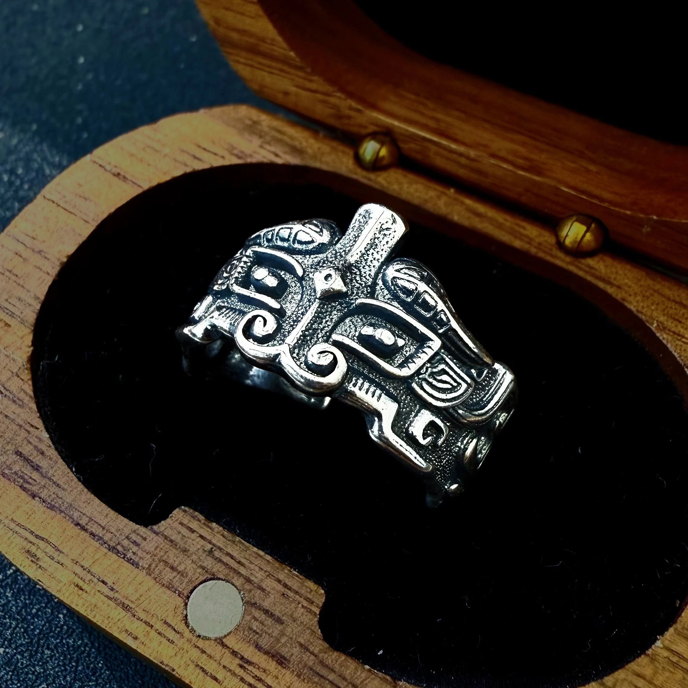 Japanese Brand Retro Wealth-Guarding Ring Size ONE SIZE - 3 Thumbnail