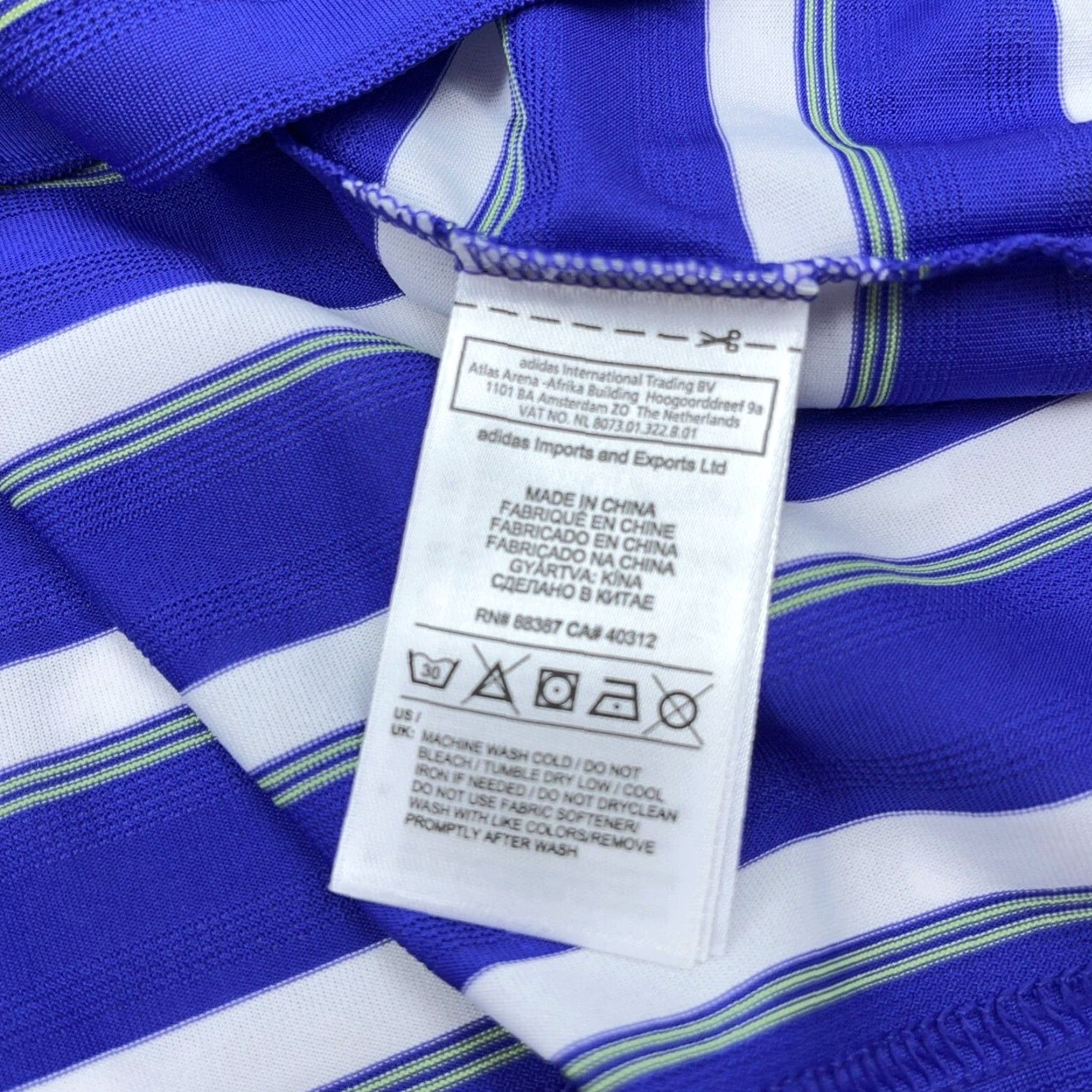 Adidas Adidas Golf Polo Shirt Men XL Purple Striped Performance Chitimacha Clima Lite Size US XL / EU 56 / 4 - 7 Thumbnail