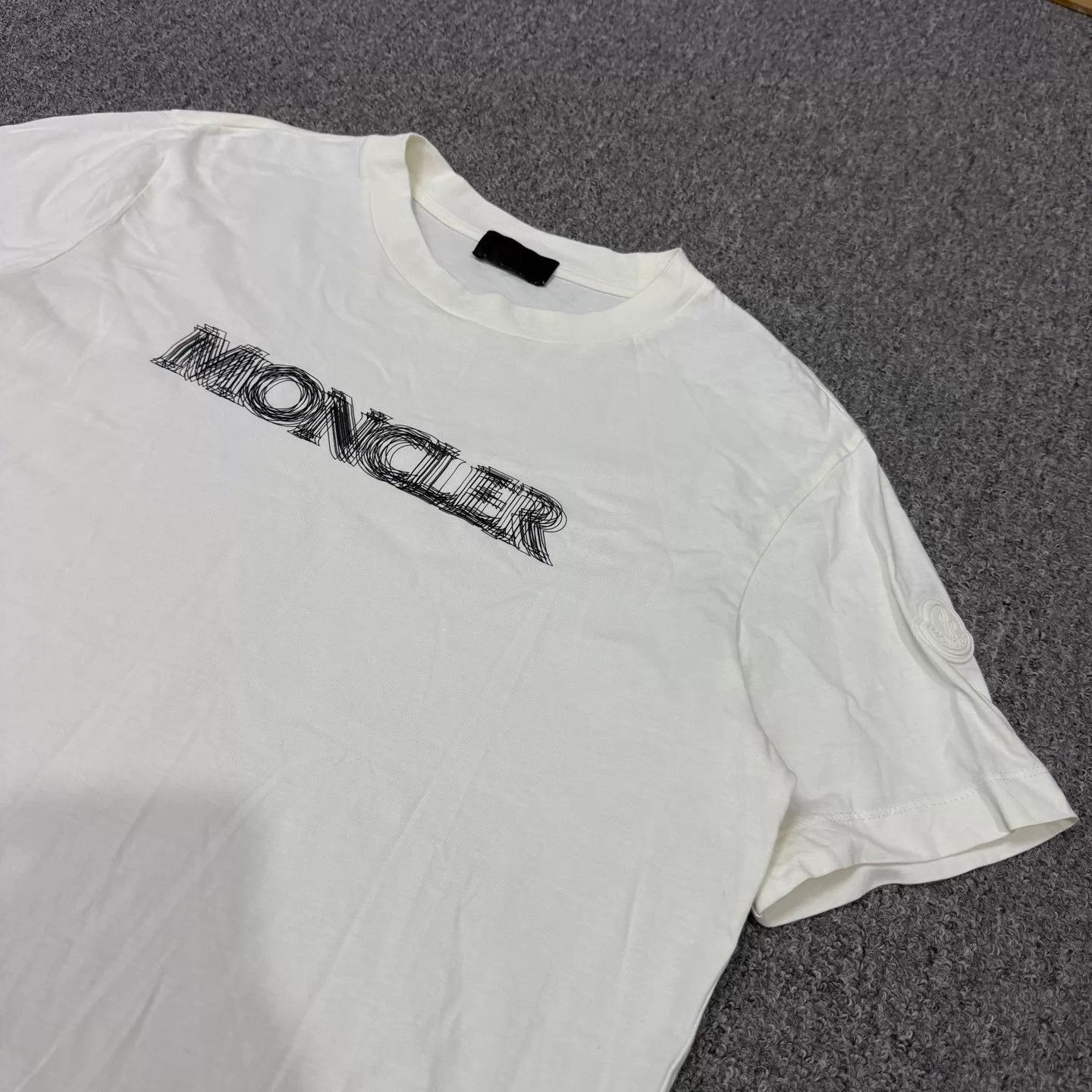 Moncler Moncler White Logo Short Sleeve T-Shirt S 99 New Size US S / EU 44-46 / 1 - 3 Thumbnail