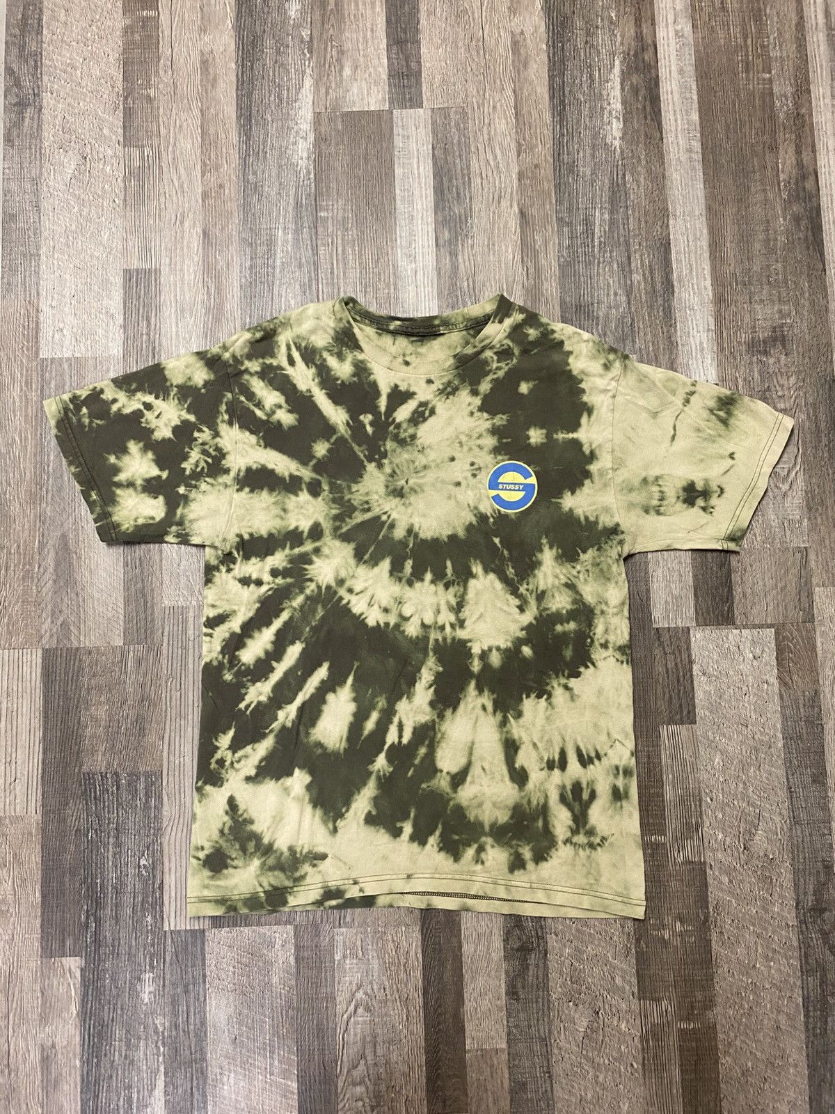 Stussy Stussy Tie Dye Rare Tee T shirt Y2K Front and Back Logo Size US M / EU 48-50 / 2 - 1 Thumbnail