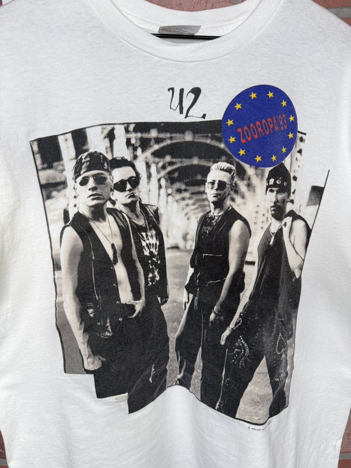 Vintage Vintage 90’s U2 Band T-Shirt Vtg Tour Tee Size Medium Size US M / EU 48-50 / 2 - 2 Thumbnail