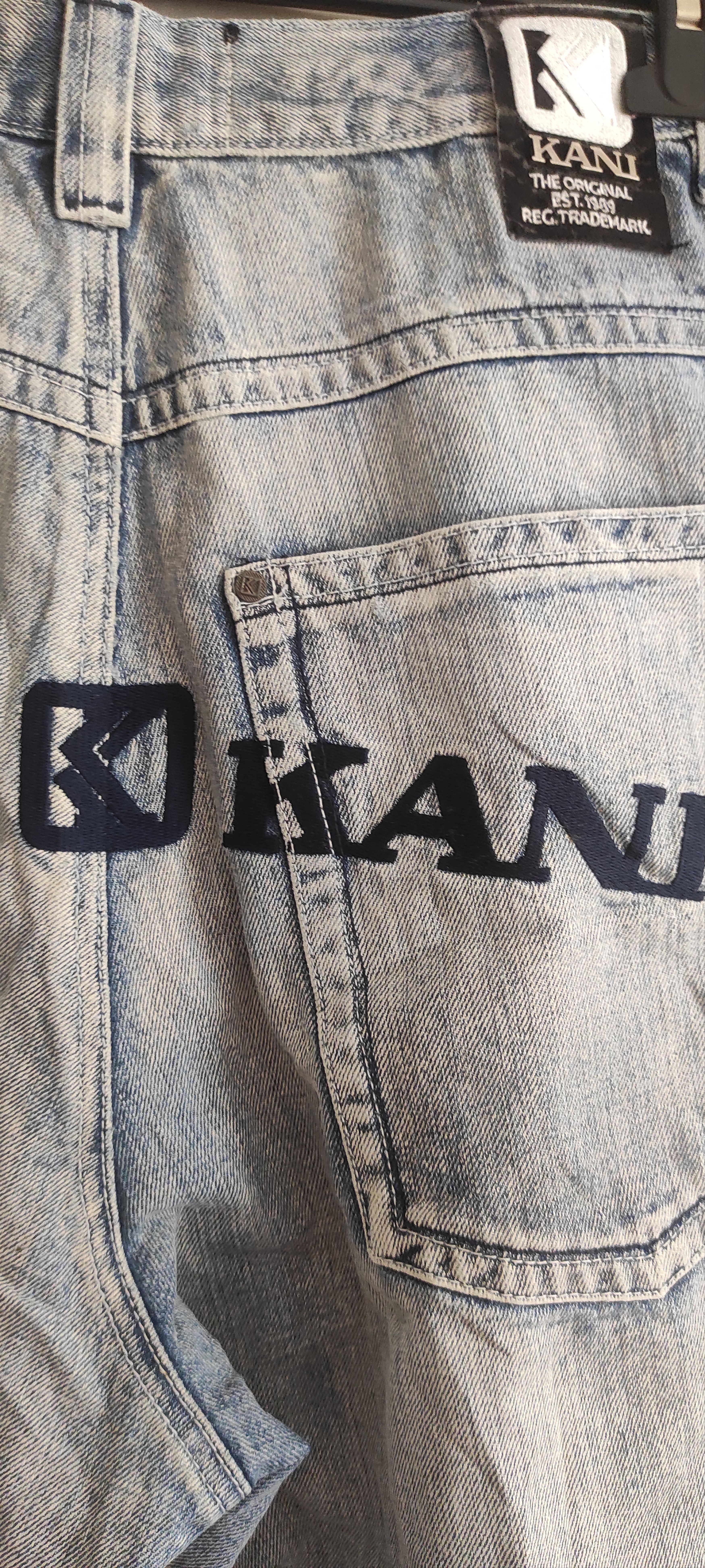 Karl Kani KARL KANI Hip Hop Baggy Denim Shorts Jeans 90s Size 38 Size US 38 / EU 54 - 13 Thumbnail